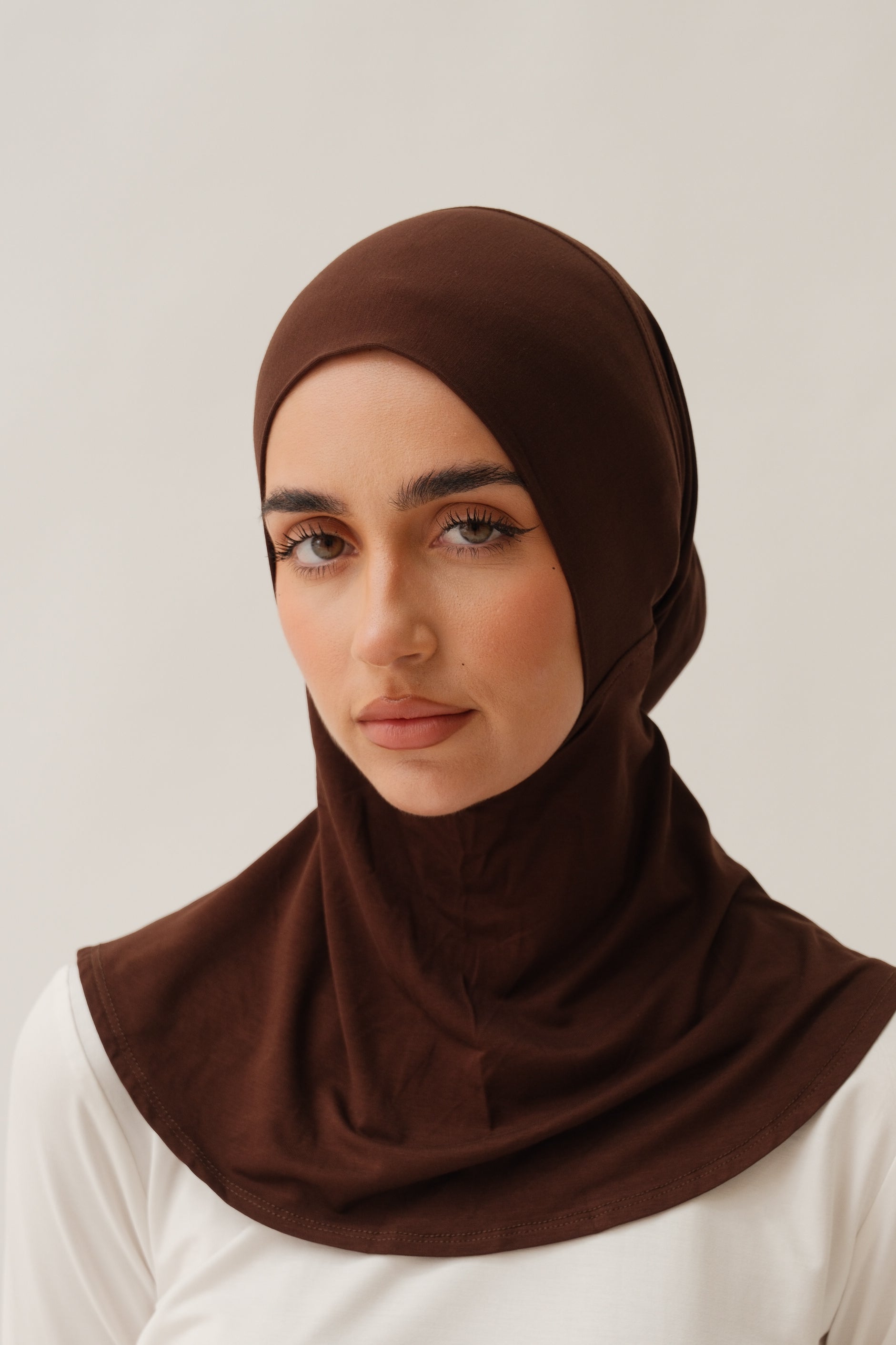 Tie back ninja Cap - Chestnut