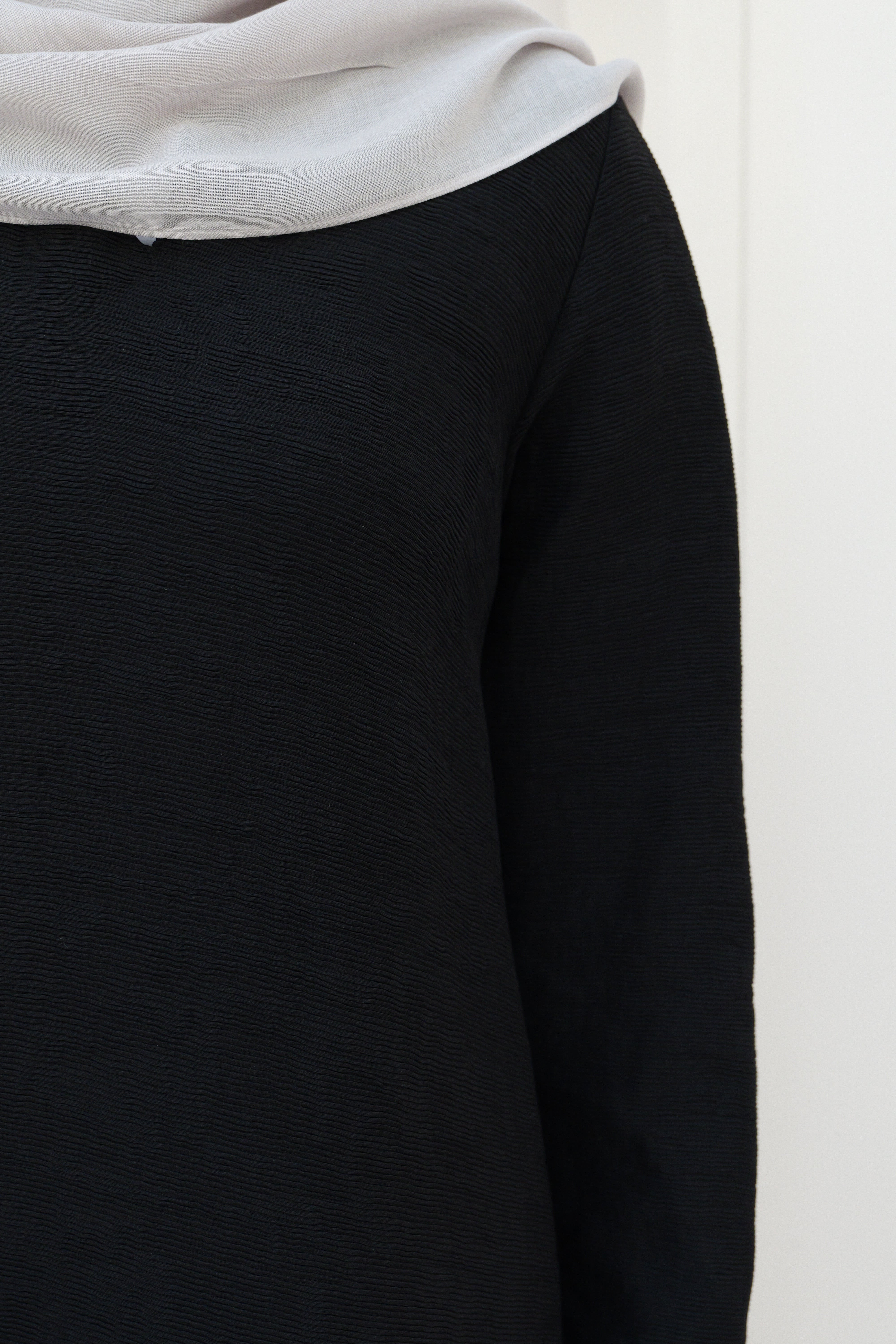 Basic Abayah Crepe - Black