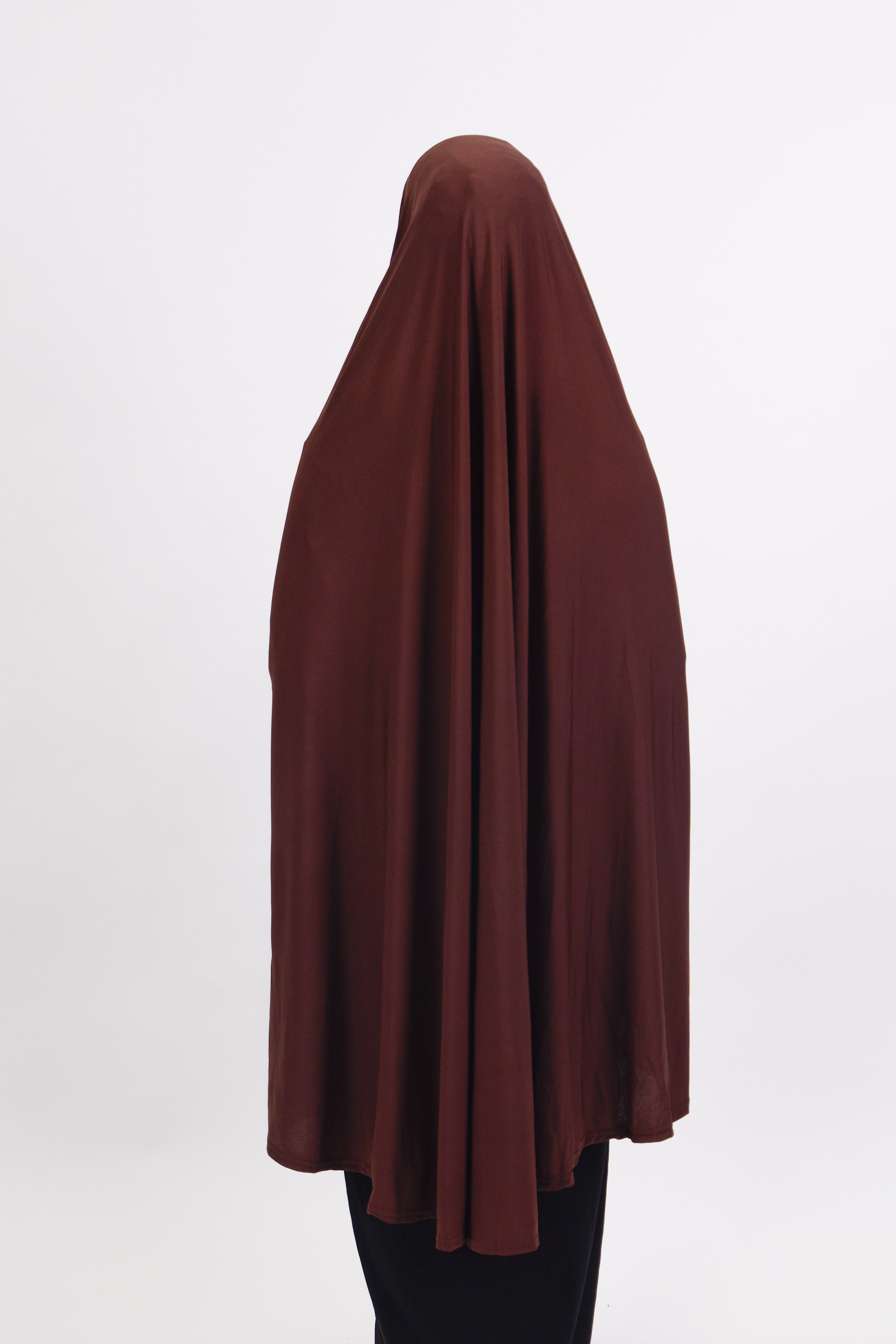 Jilbab - Deep Mahogany