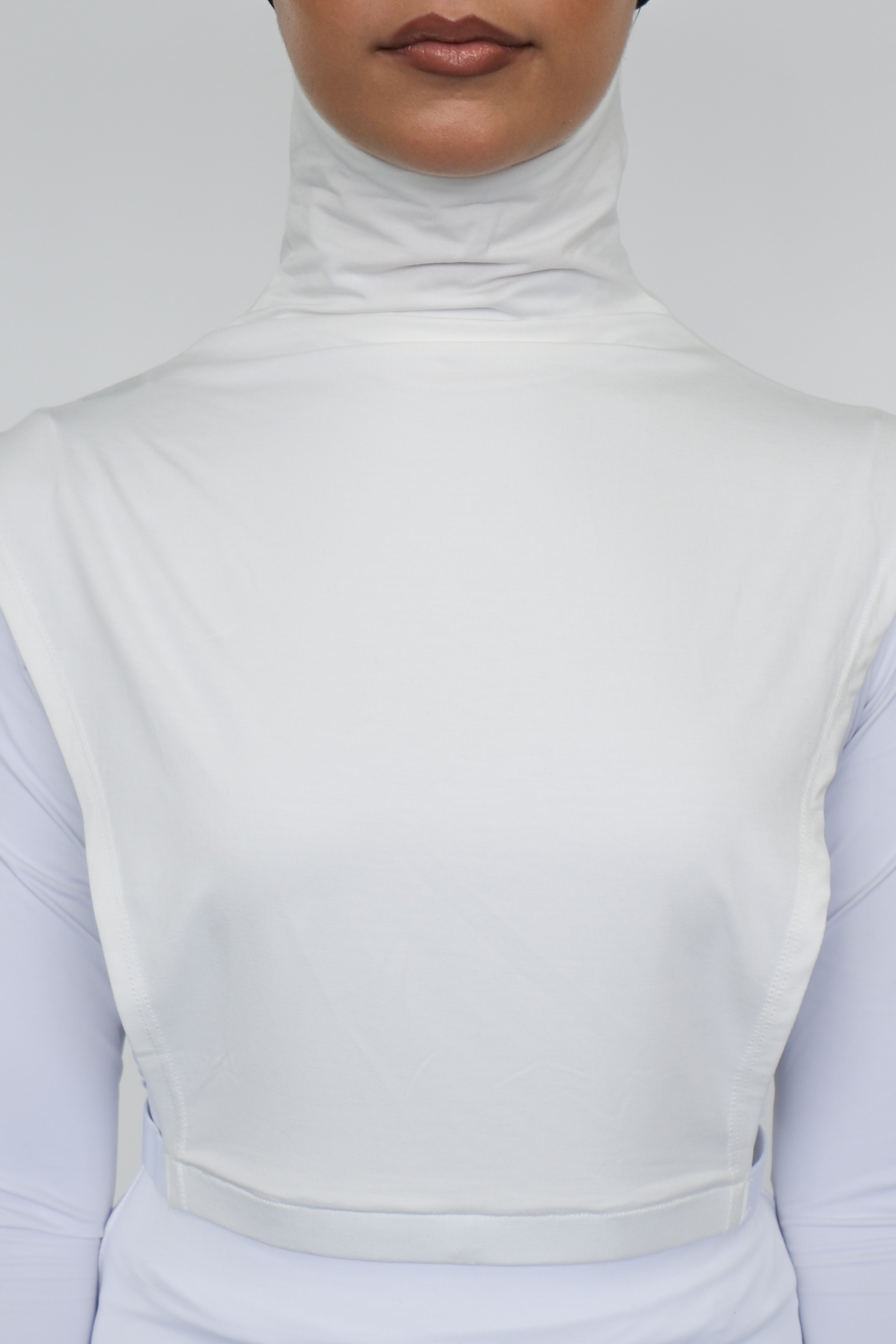 Long Neck Cover - White