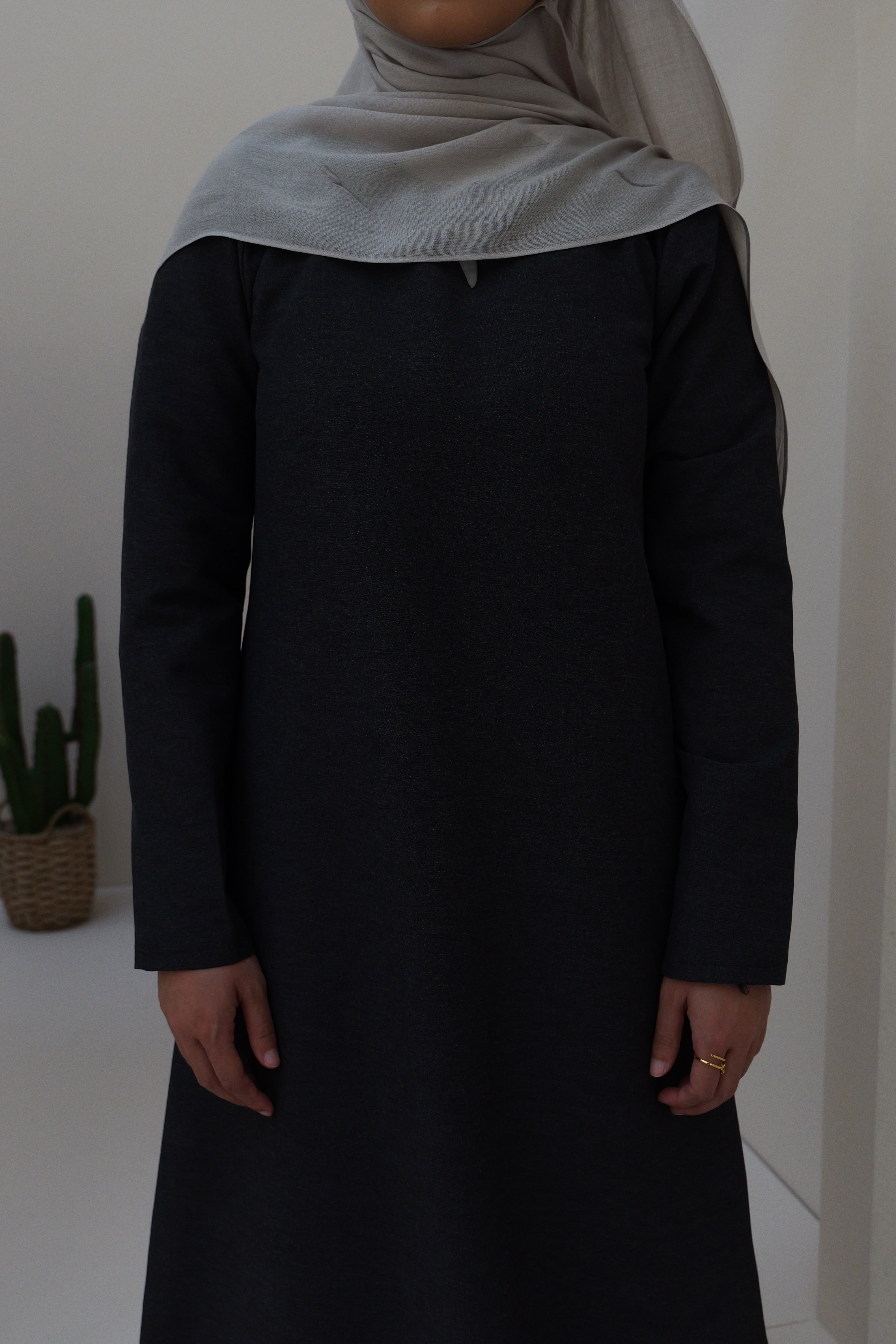 Basic Marl Abayah - Navy