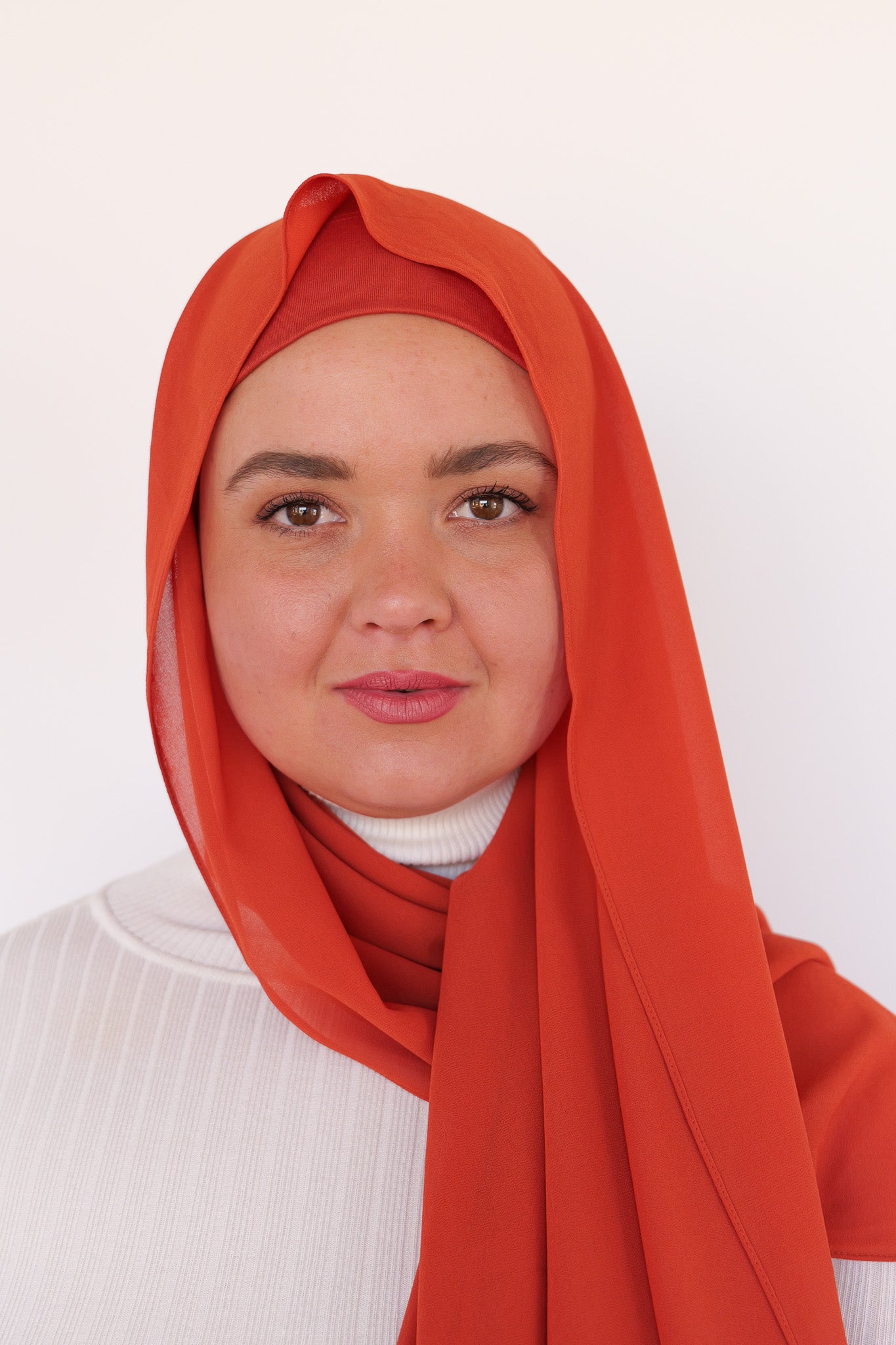 Premium Chiffon - Burnt Brick - Nasiba
