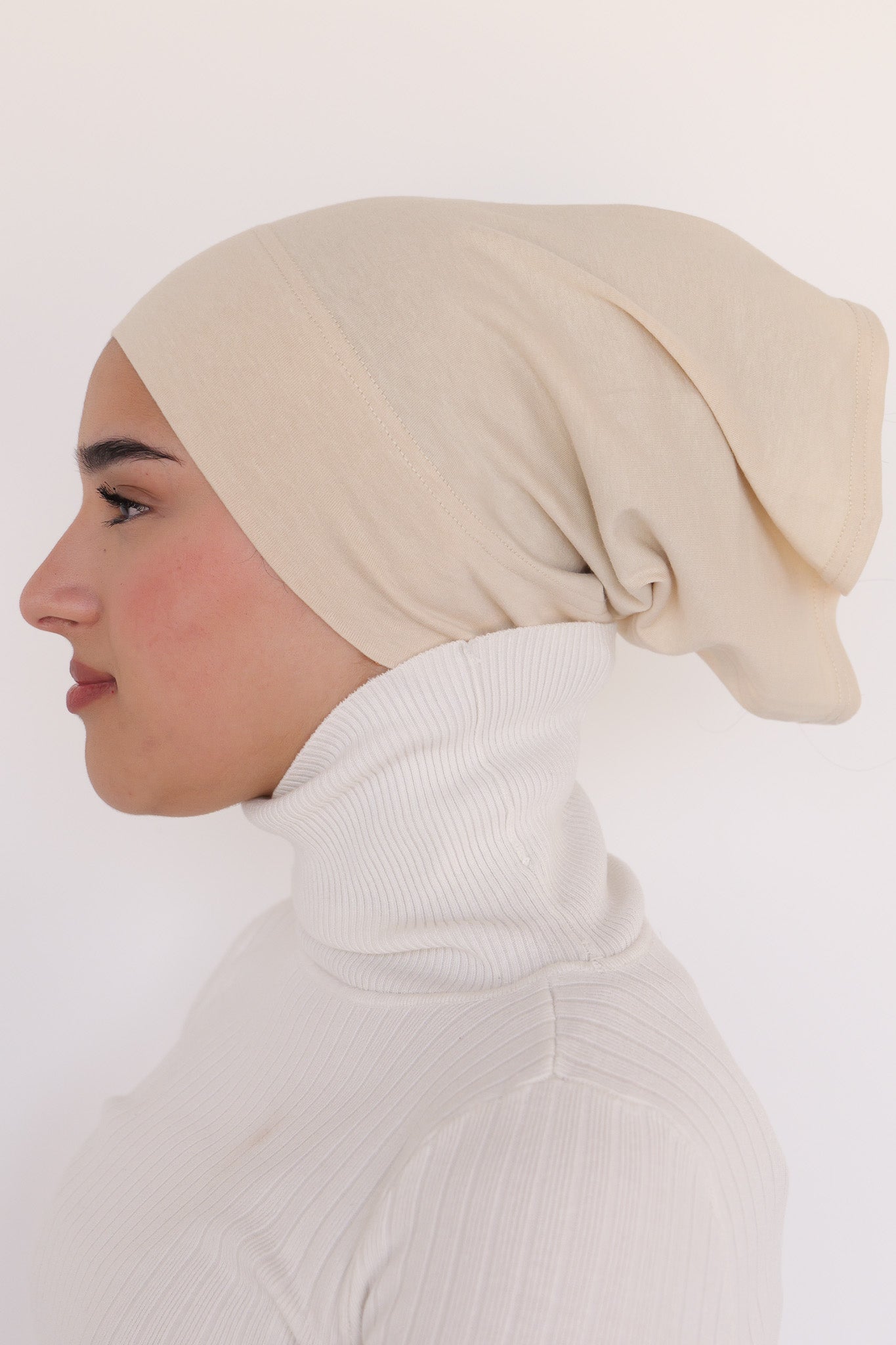 Cotton Undercap - Buttercream - Nasiba