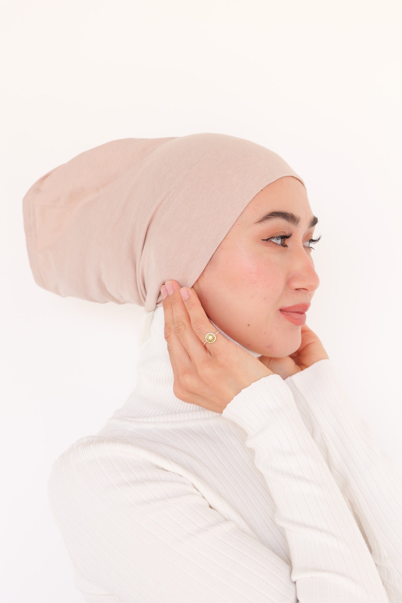 Cotton Undercap - Cameo Rose - Nasiba
