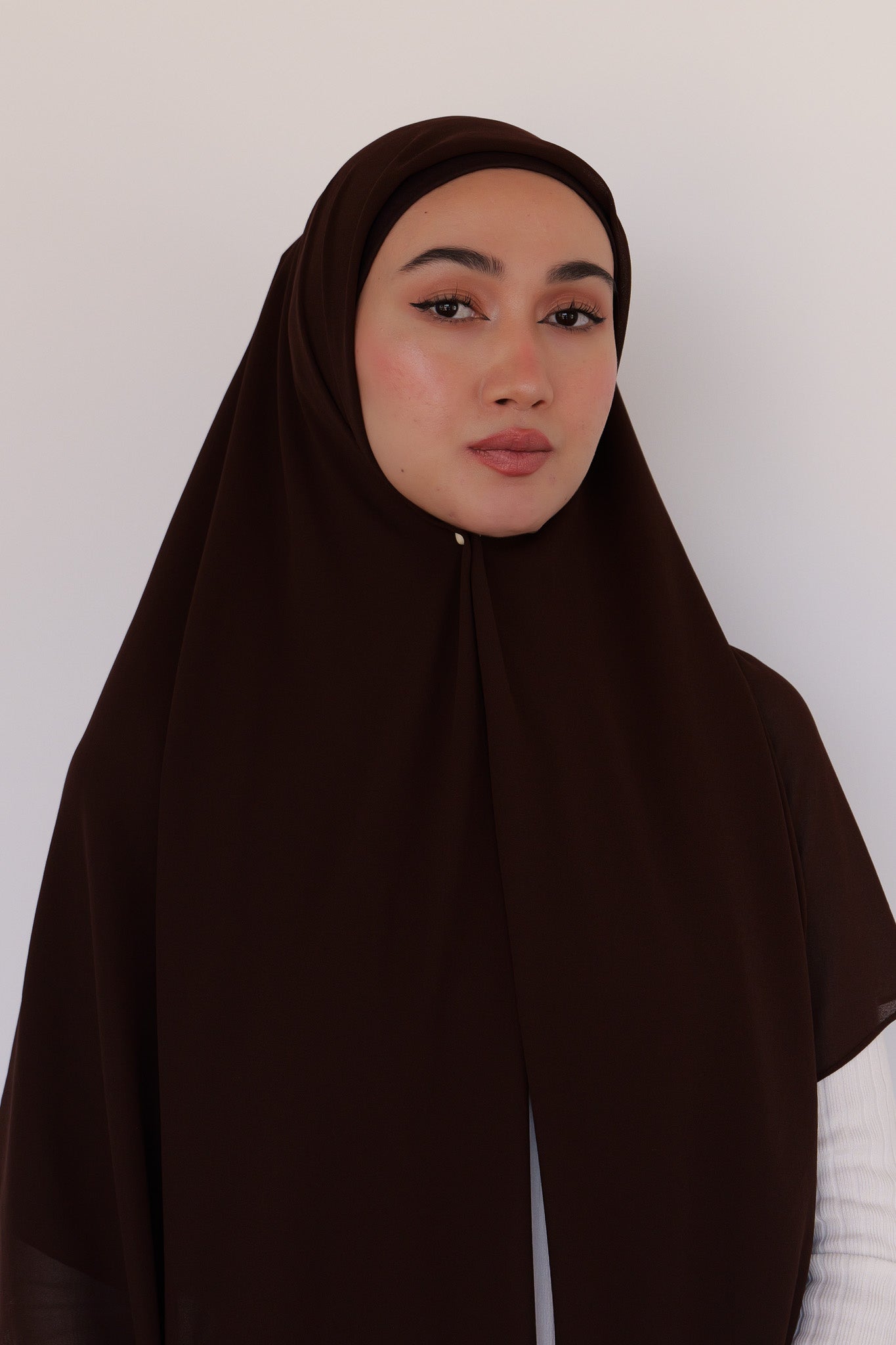 Premium Chiffon - Chicory Coffee - Nasiba