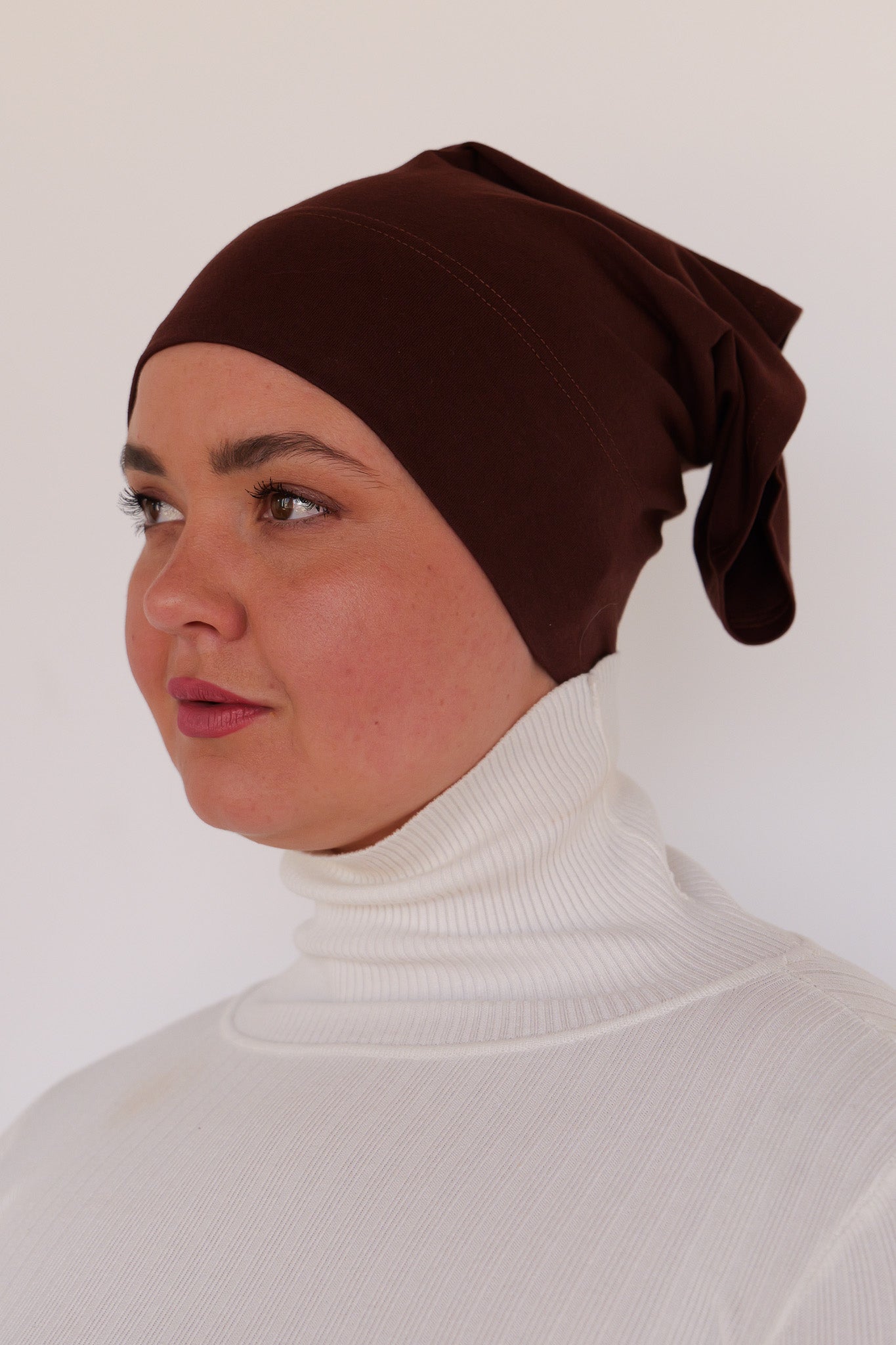 Cotton Undercap - Chocolate - Nasiba