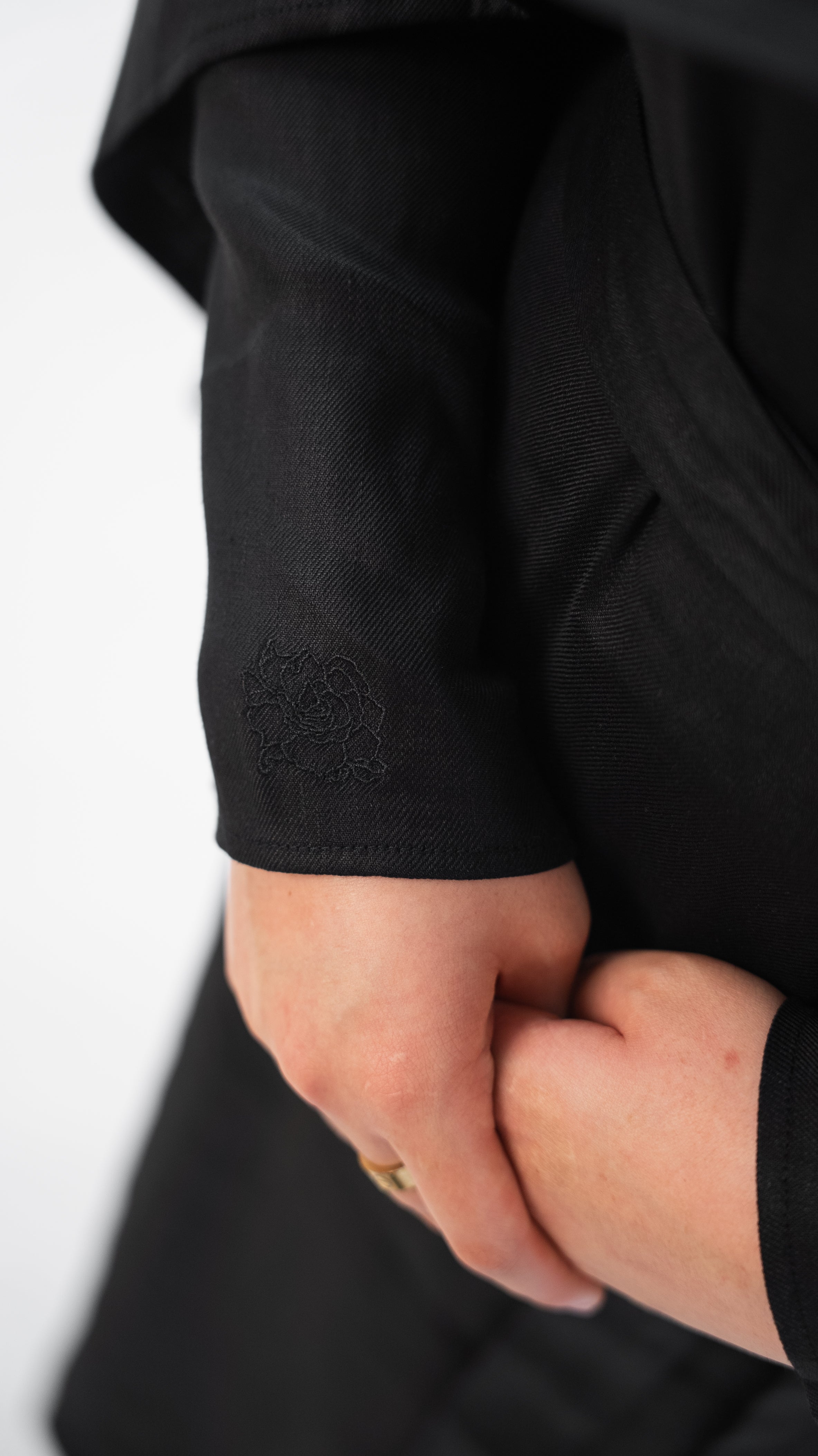 Wardah Linen Dress - Black