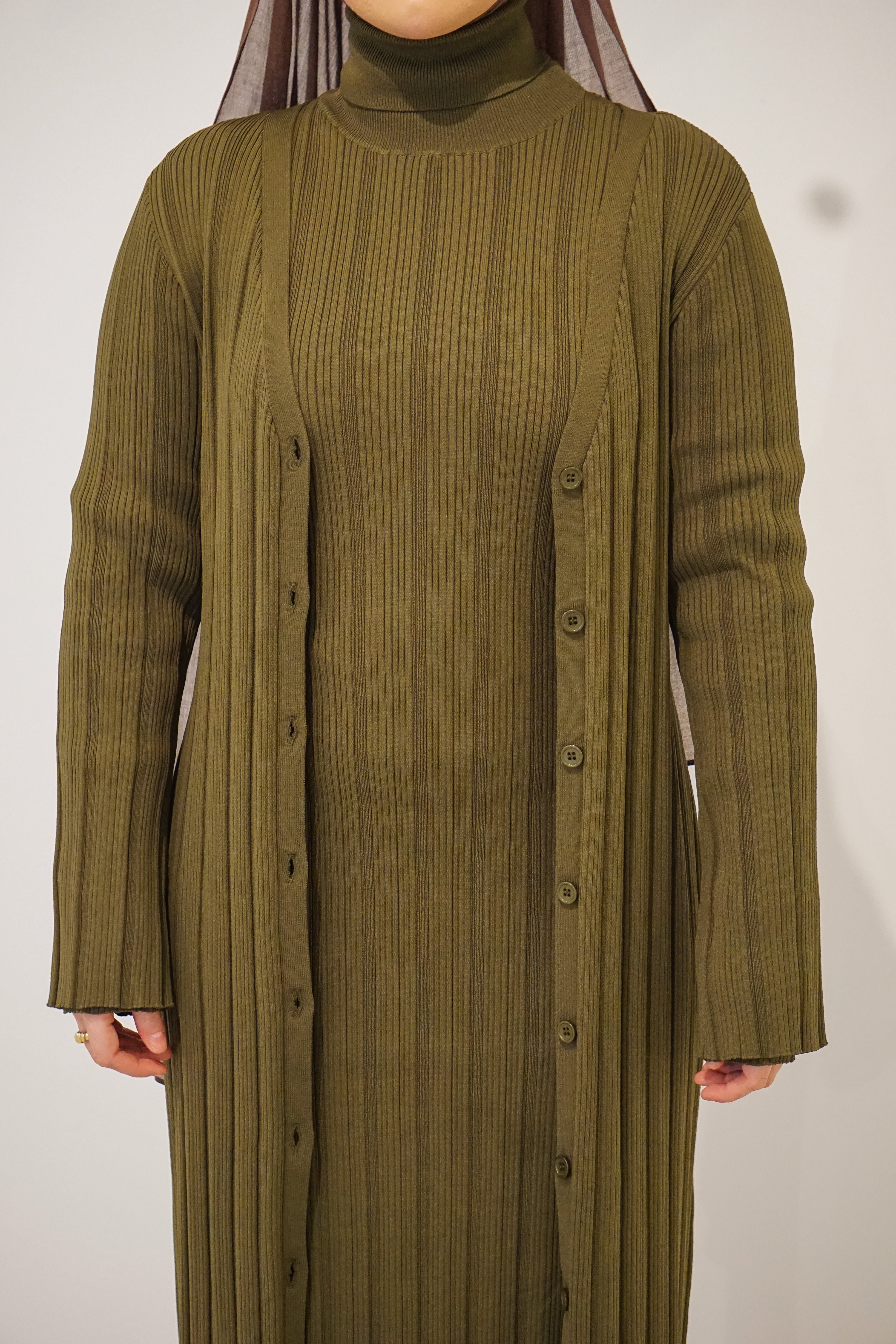 Liyana Maxi Cardigan - Deep Olive