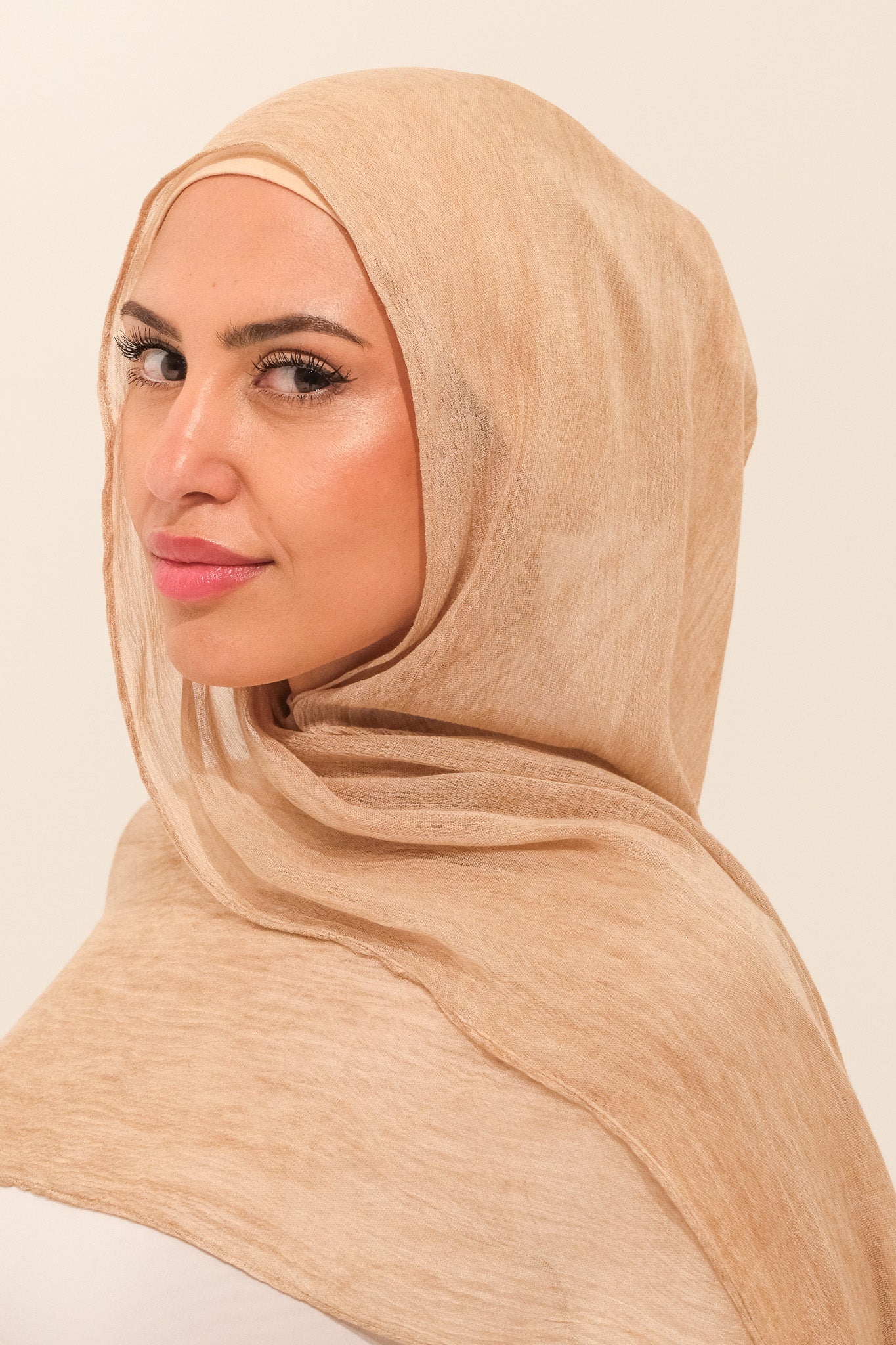 Rayon crinkle - Summer Sand
