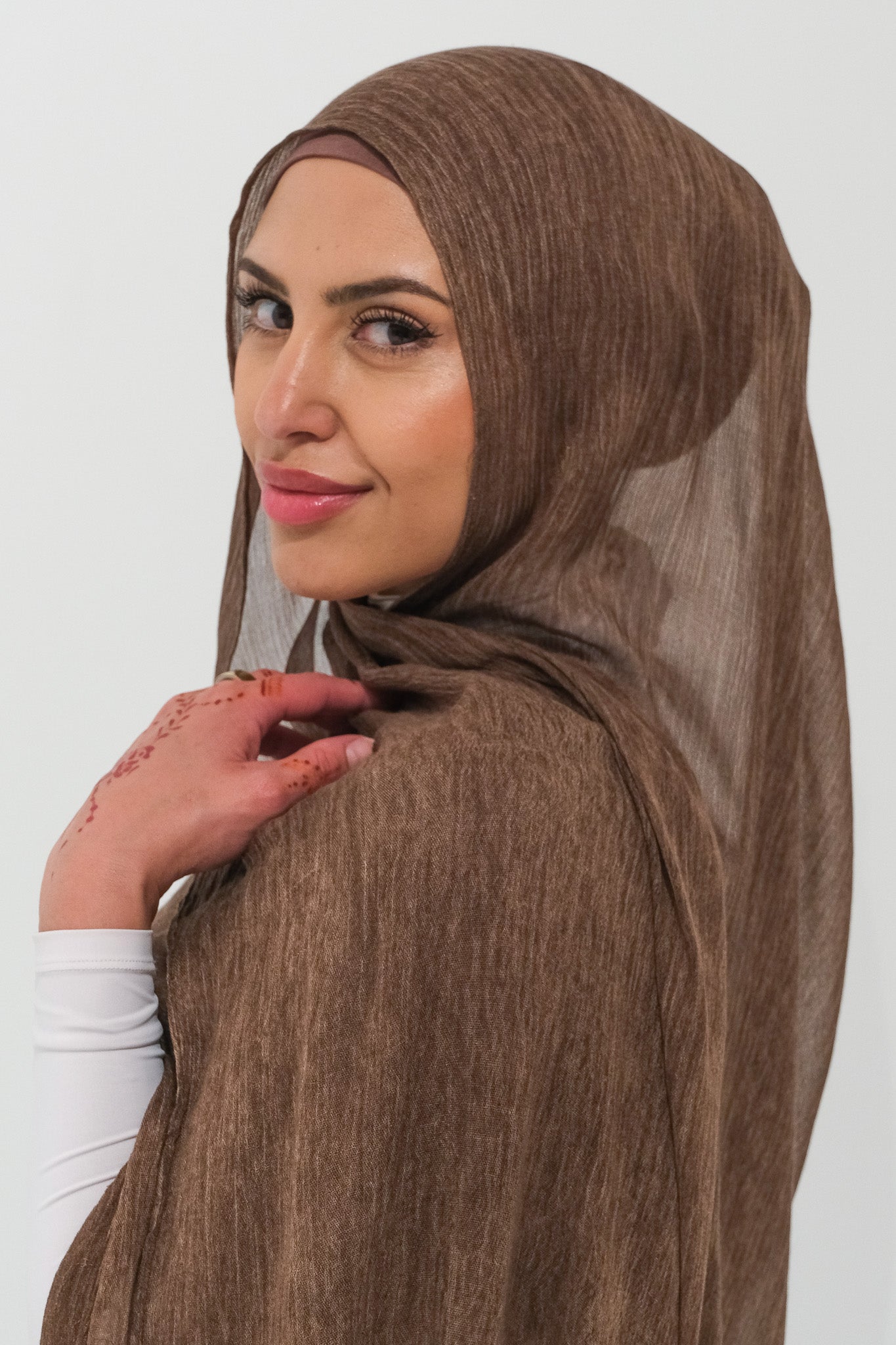 Rayon crinkle - Antler