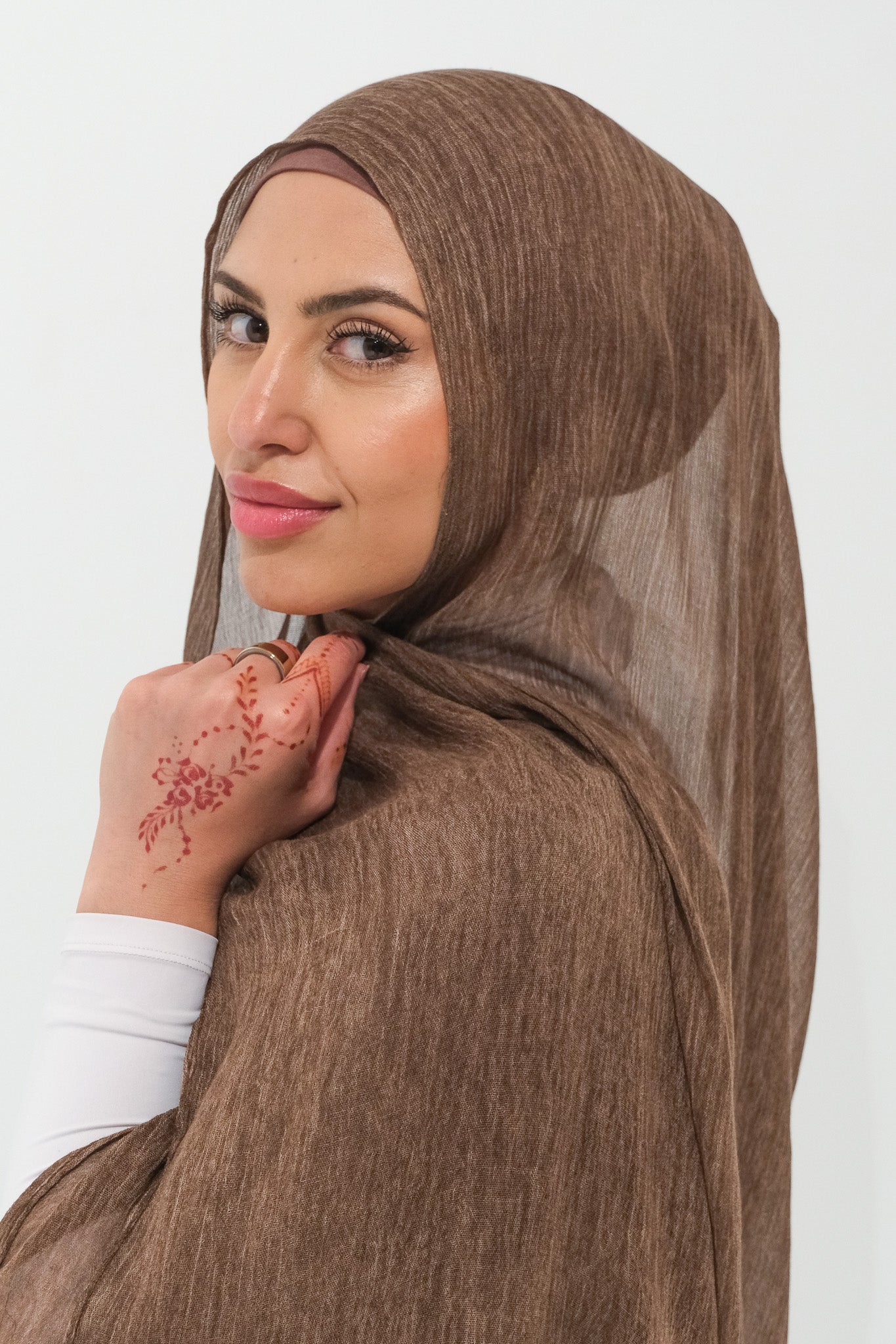 Rayon crinkle - Antler