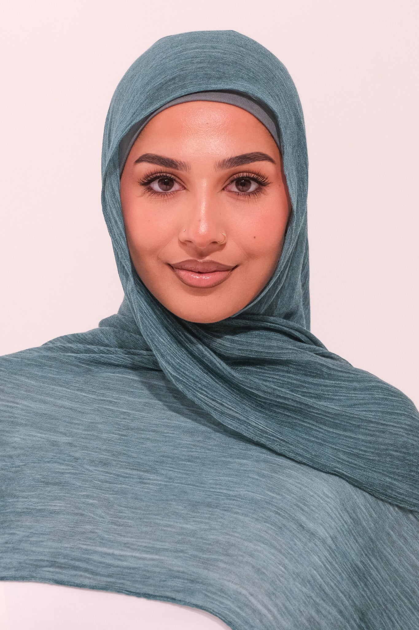 Rayon crinkle - Ocean