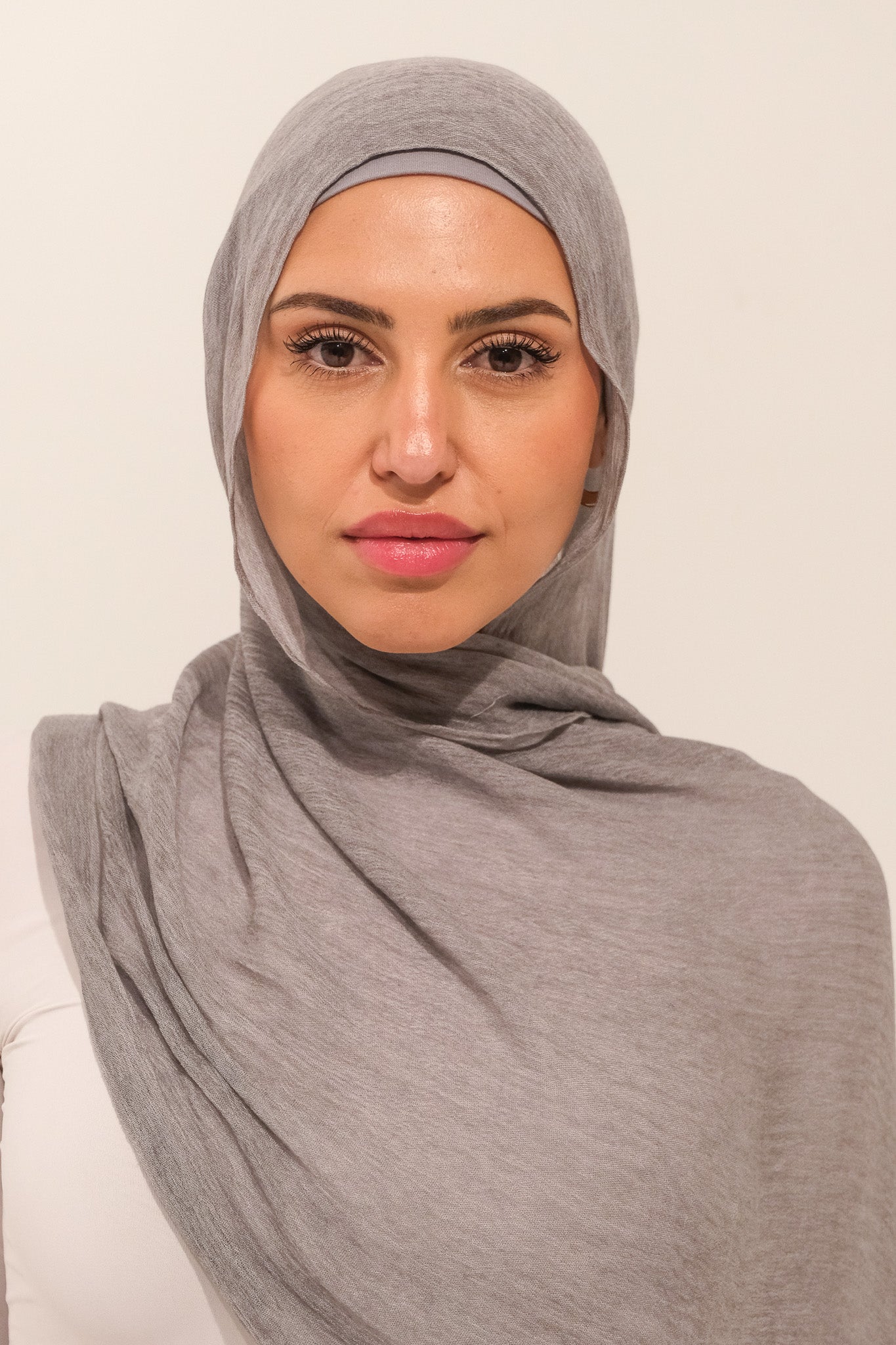 Rayon crinkle - Light Grey