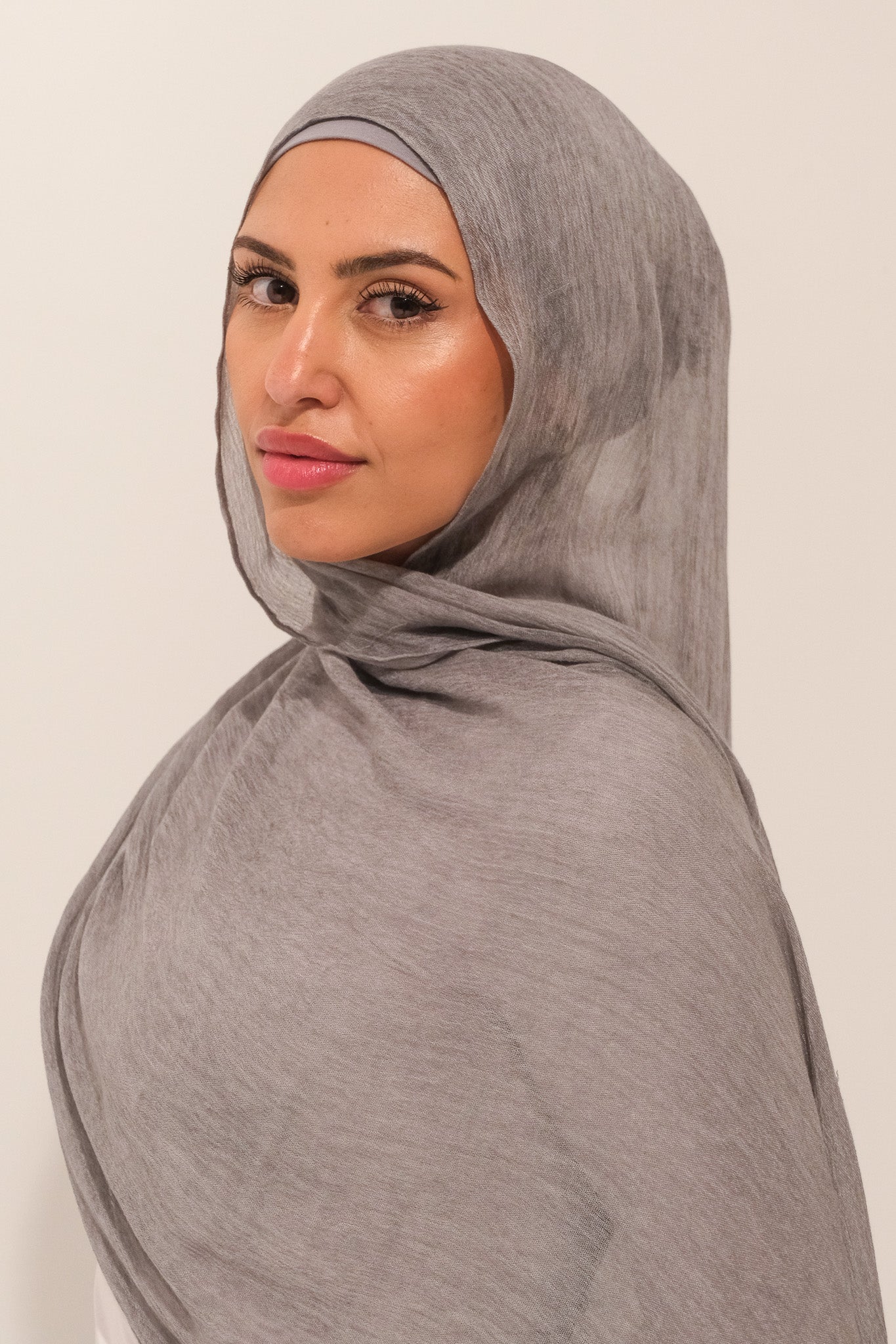 Rayon crinkle - Light Grey