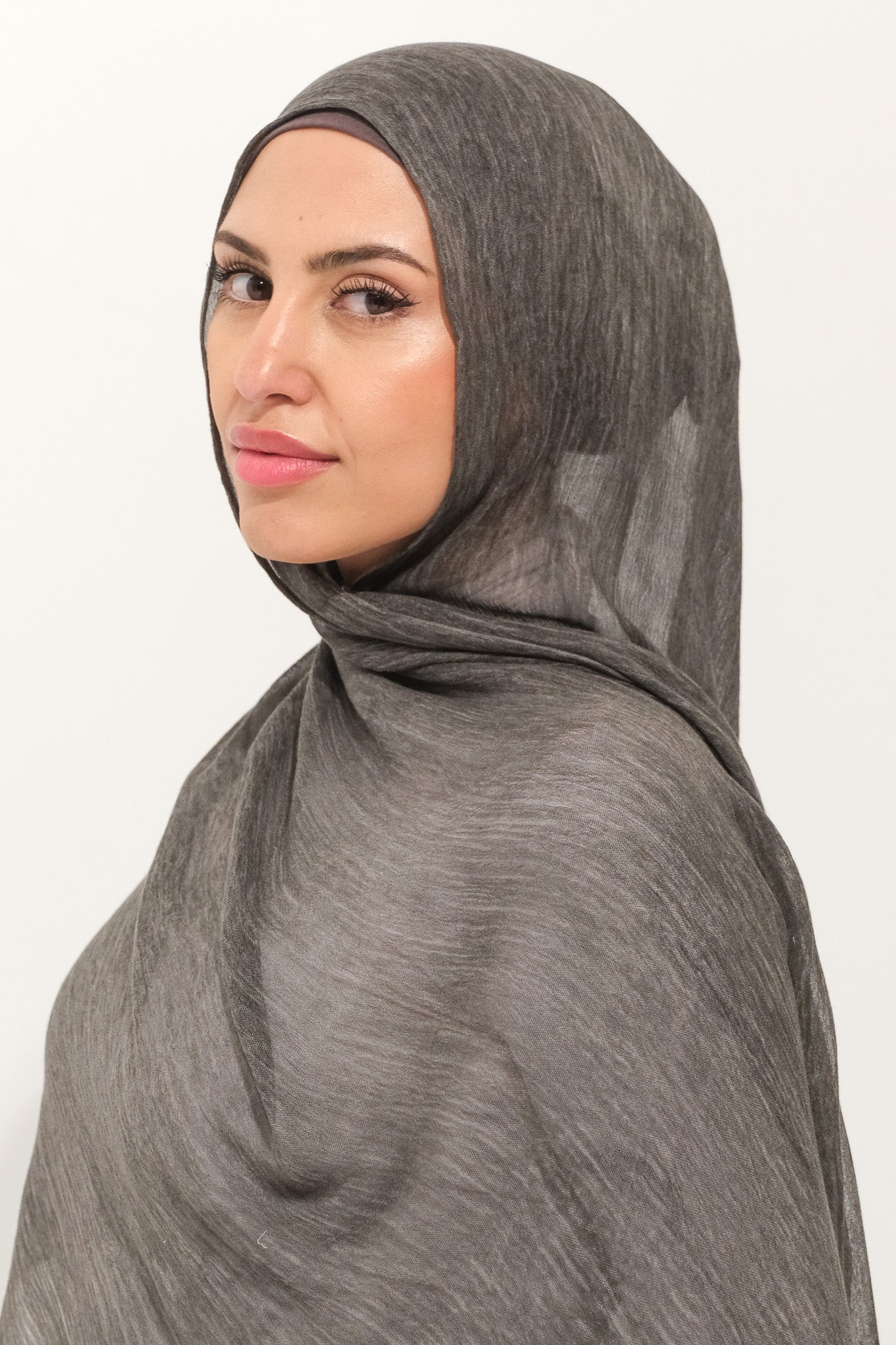 Rayon crinkle - Shadow