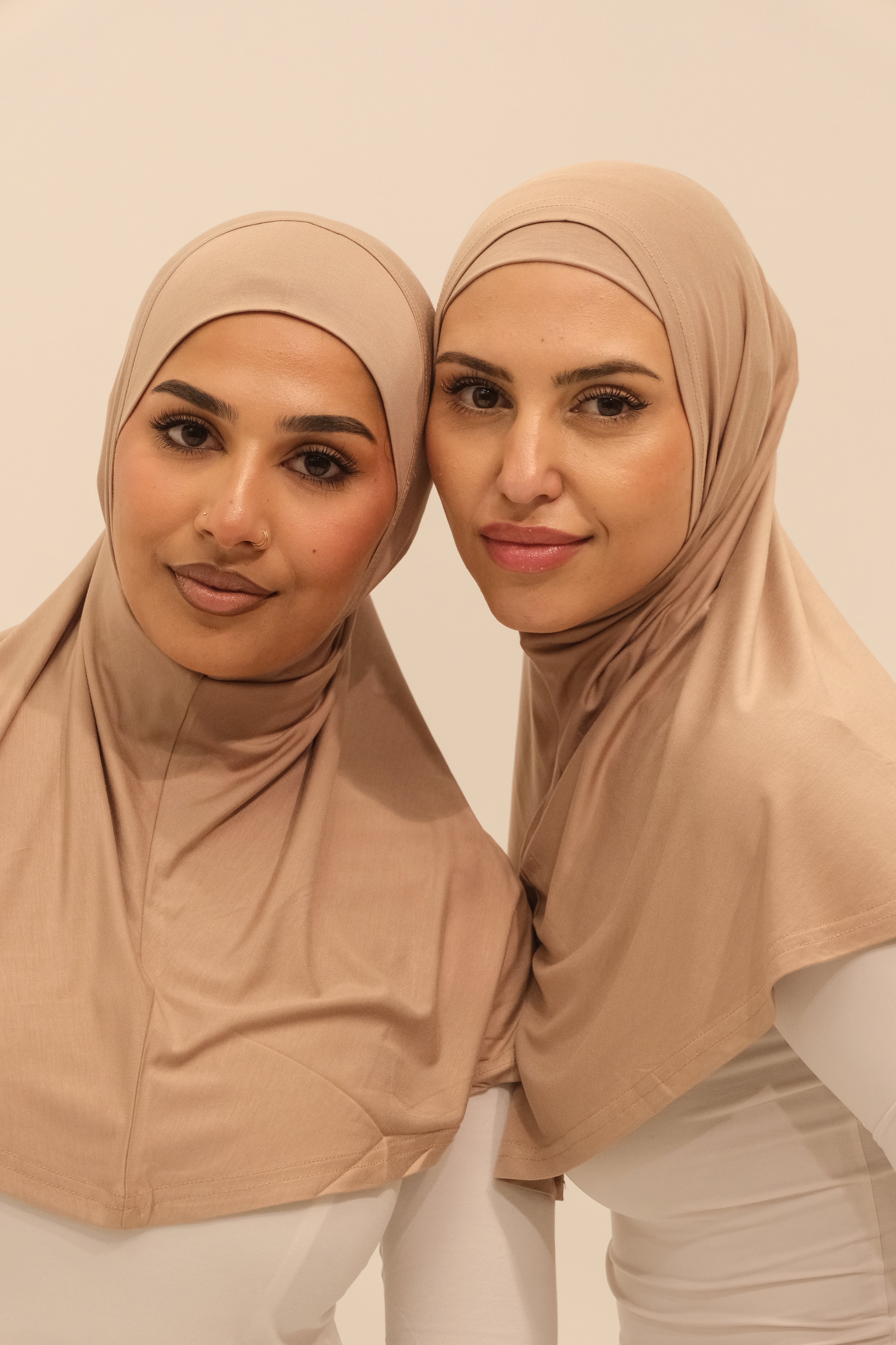 Slip on Hijab - Rose Beige (J)