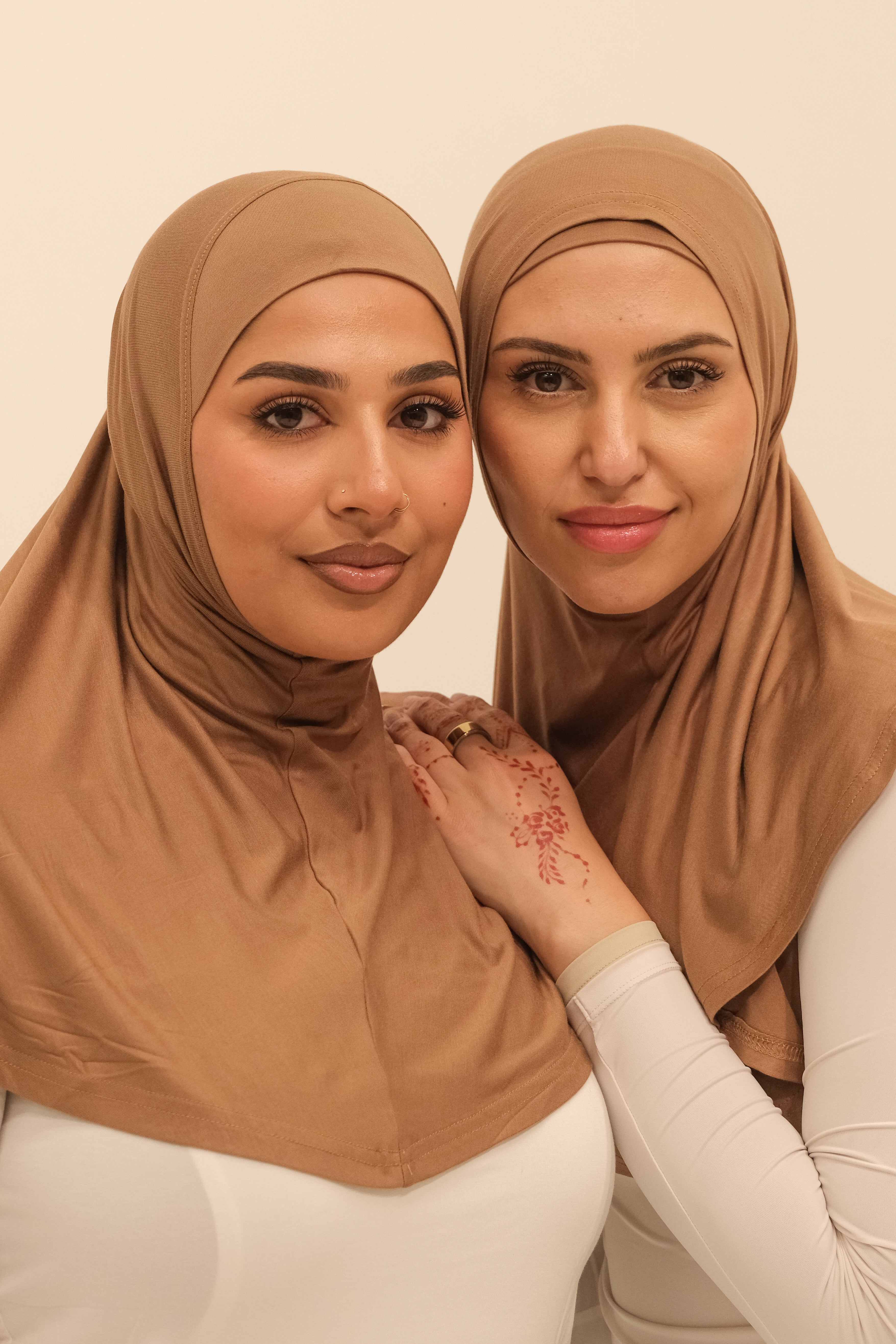 Slip on Hijab - Raw umber (J)