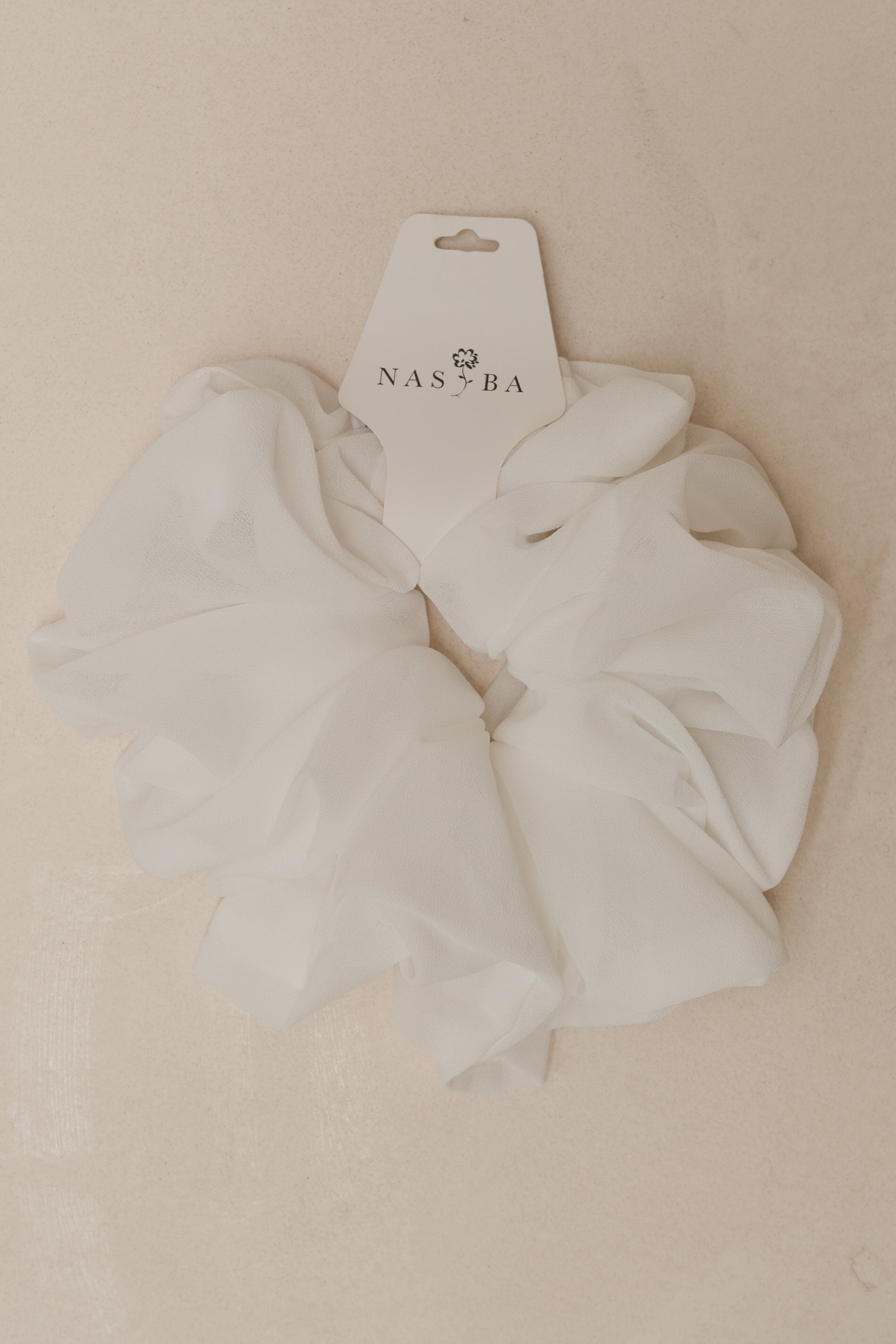Scrunchie Off White