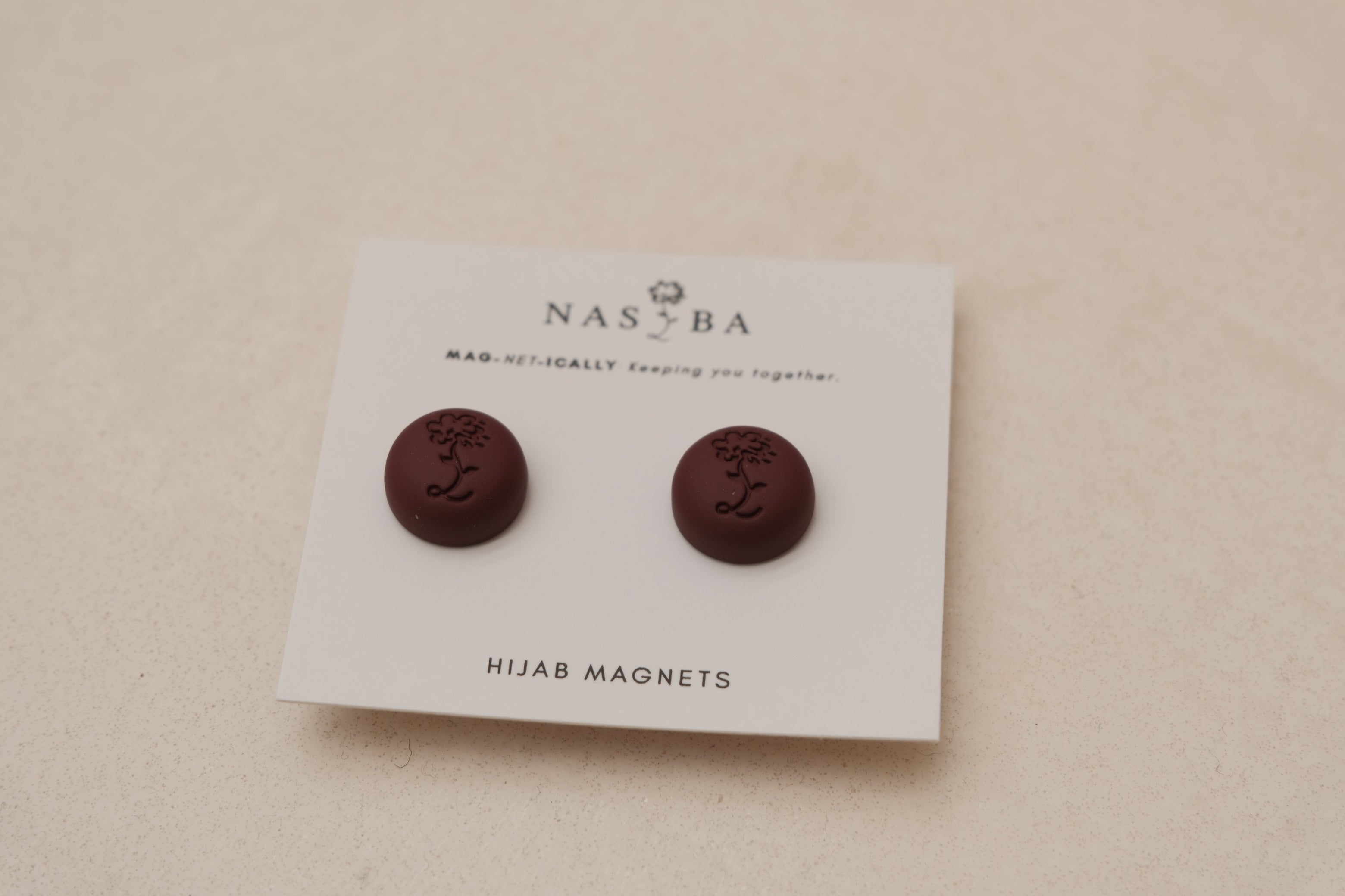 Hijab Magnets - chocolate