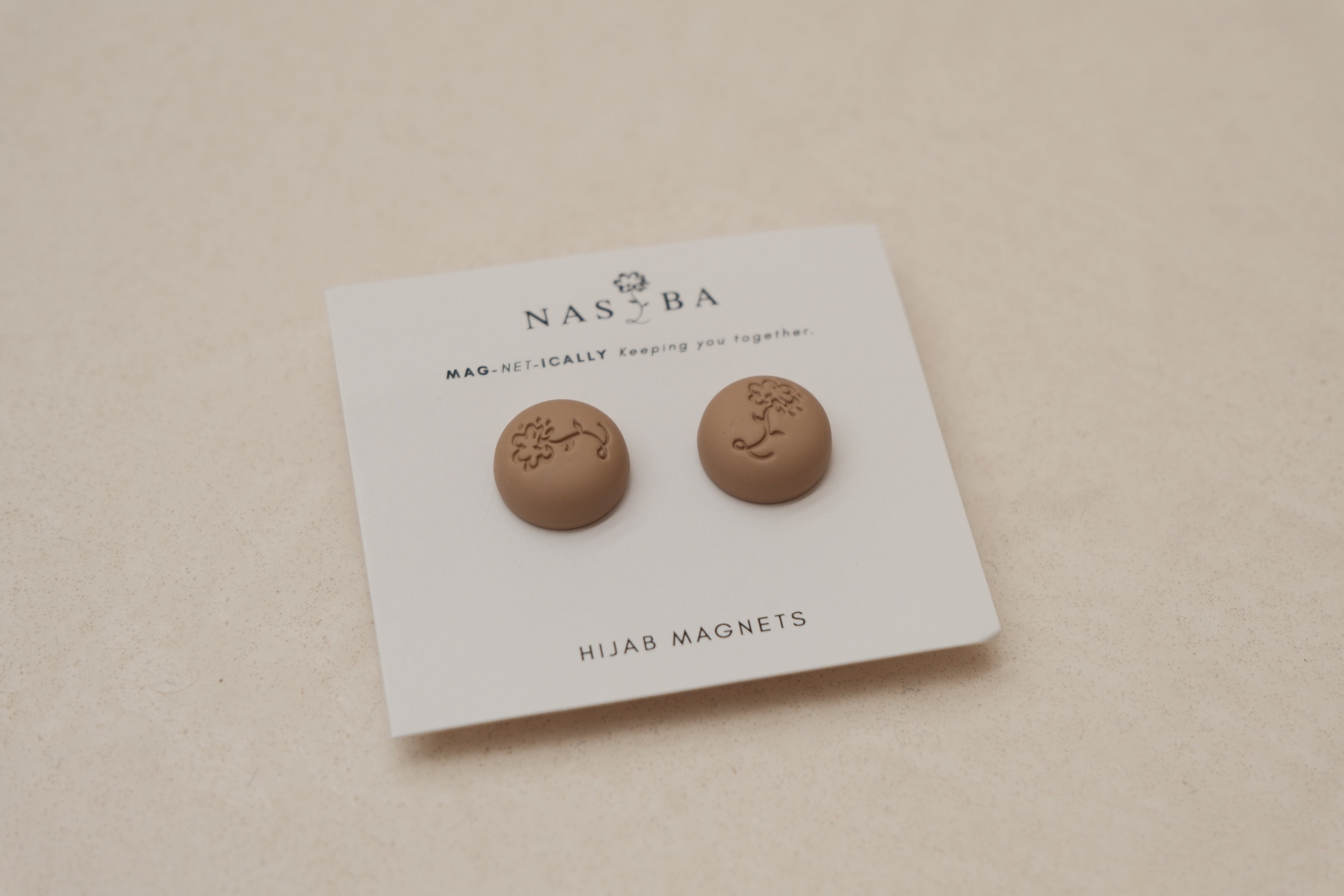 Hijab Magnets - Beige