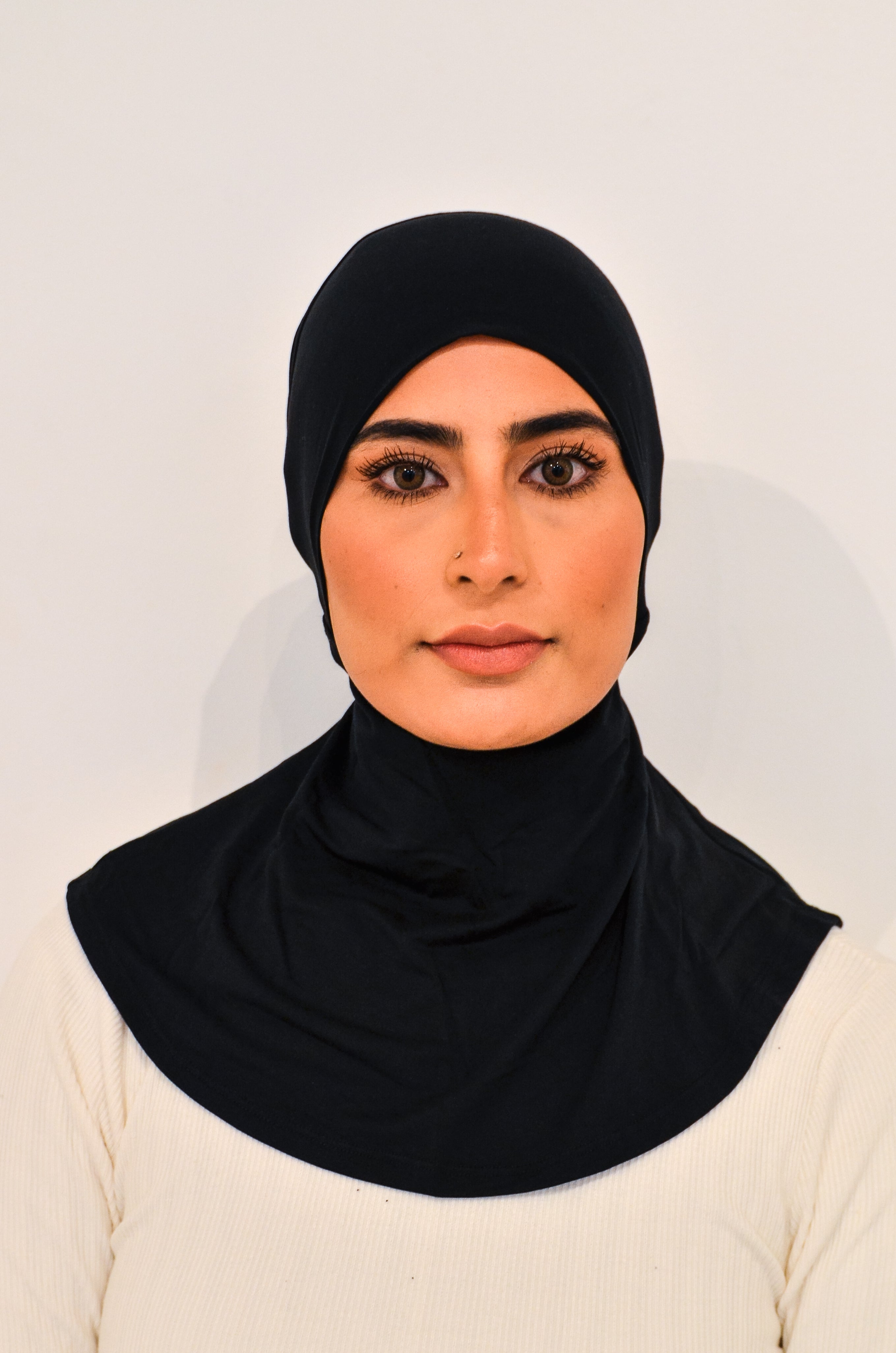 Tie back ninja Cap - Black