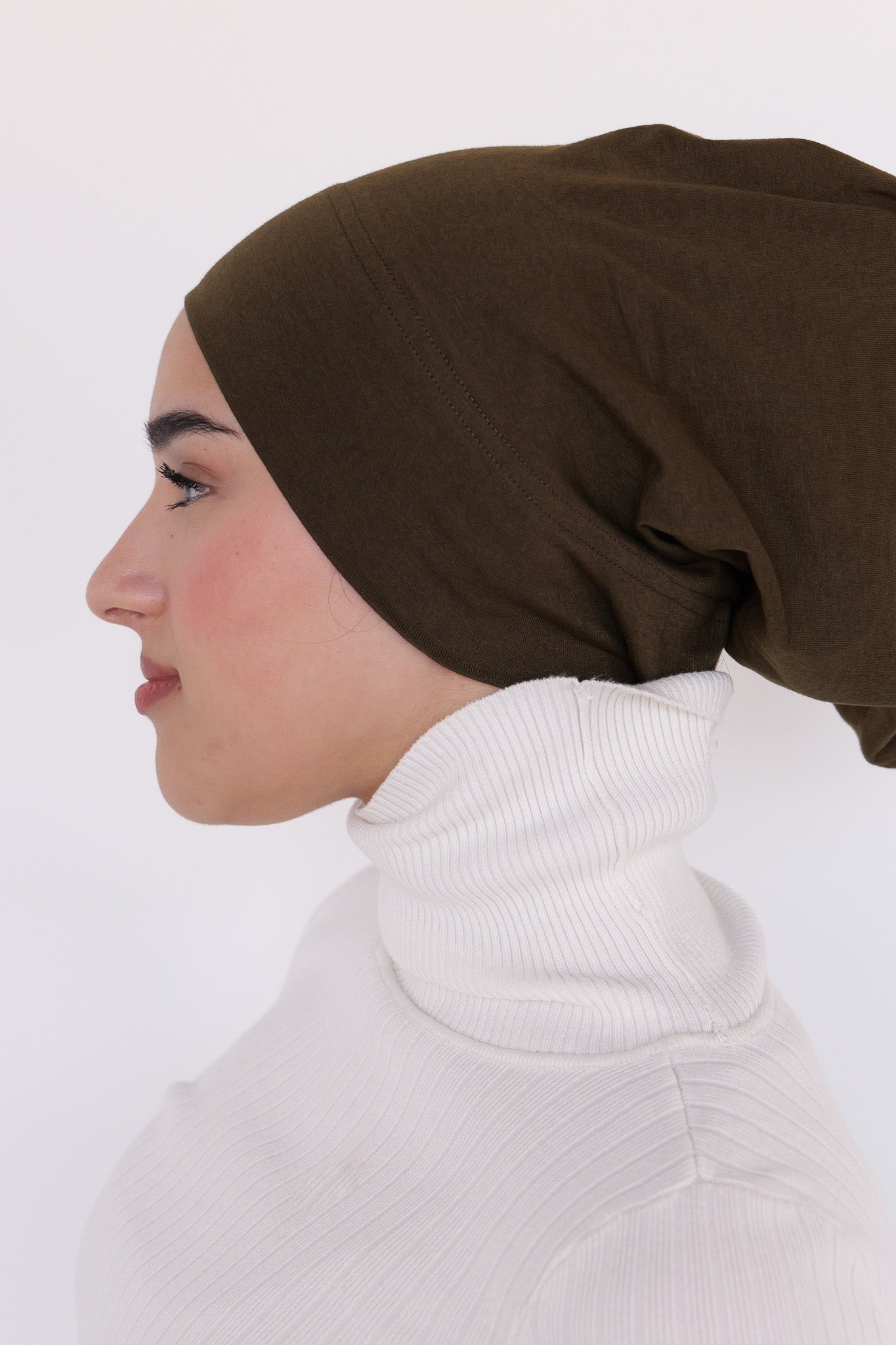 Cotton Undercap - Dark Khaki - Nasiba