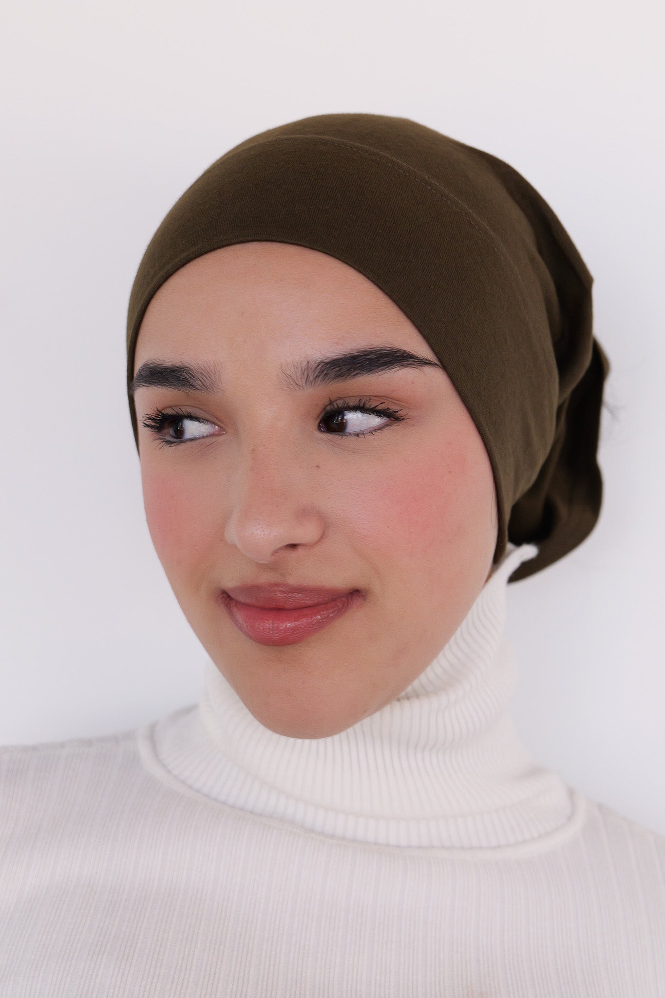 Cotton Undercap - Dark Khaki - Nasiba