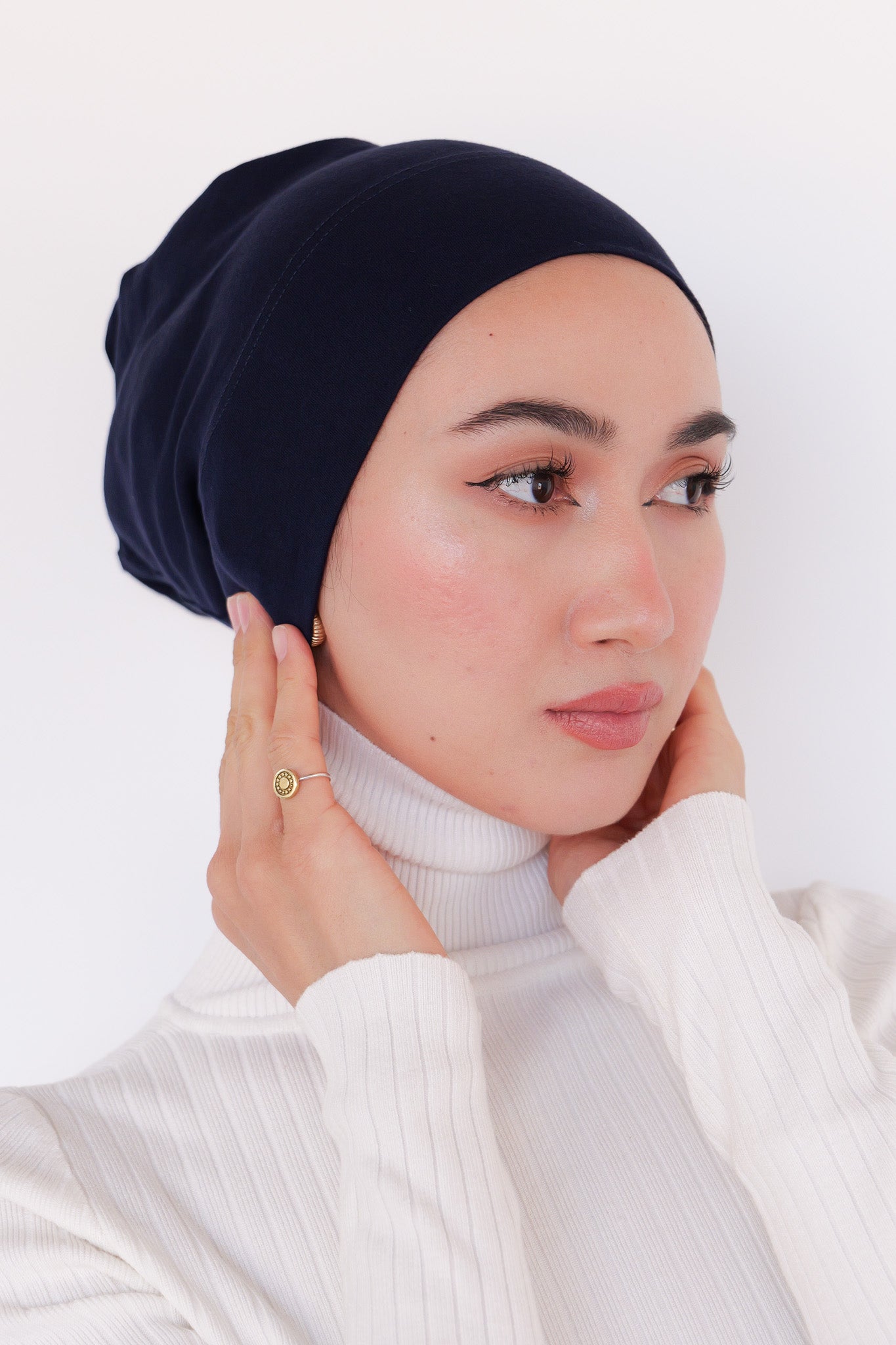 Cotton Undercap - Dark Eggplant - Nasiba