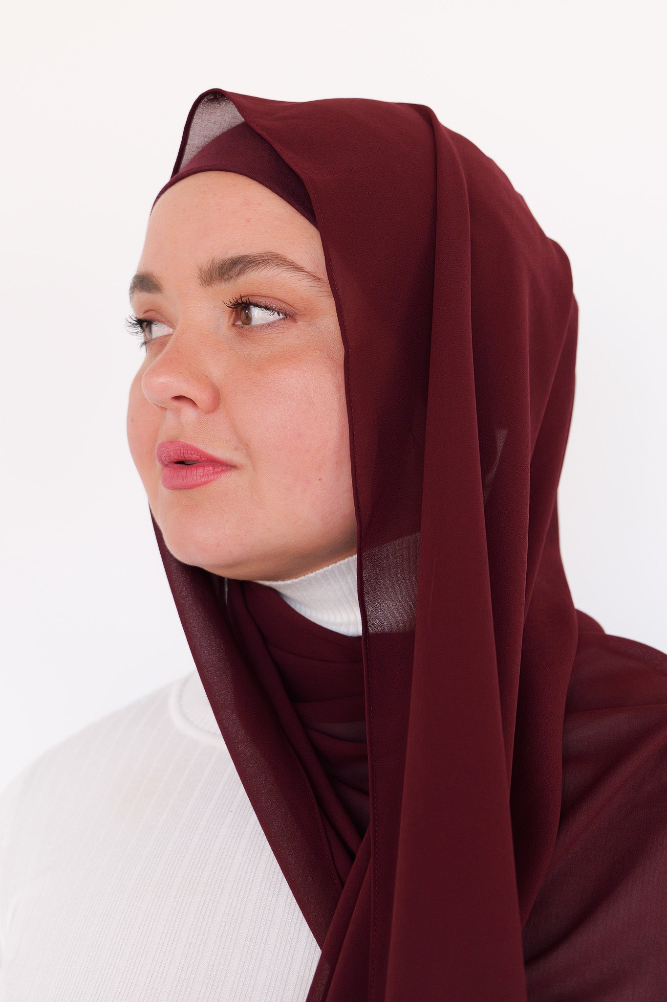 Premium Chiffon - Dark Grape - Nasiba