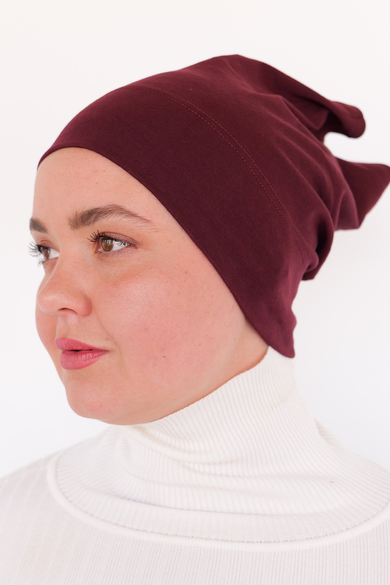 Cotton Undercap - Dark Grape - Nasiba