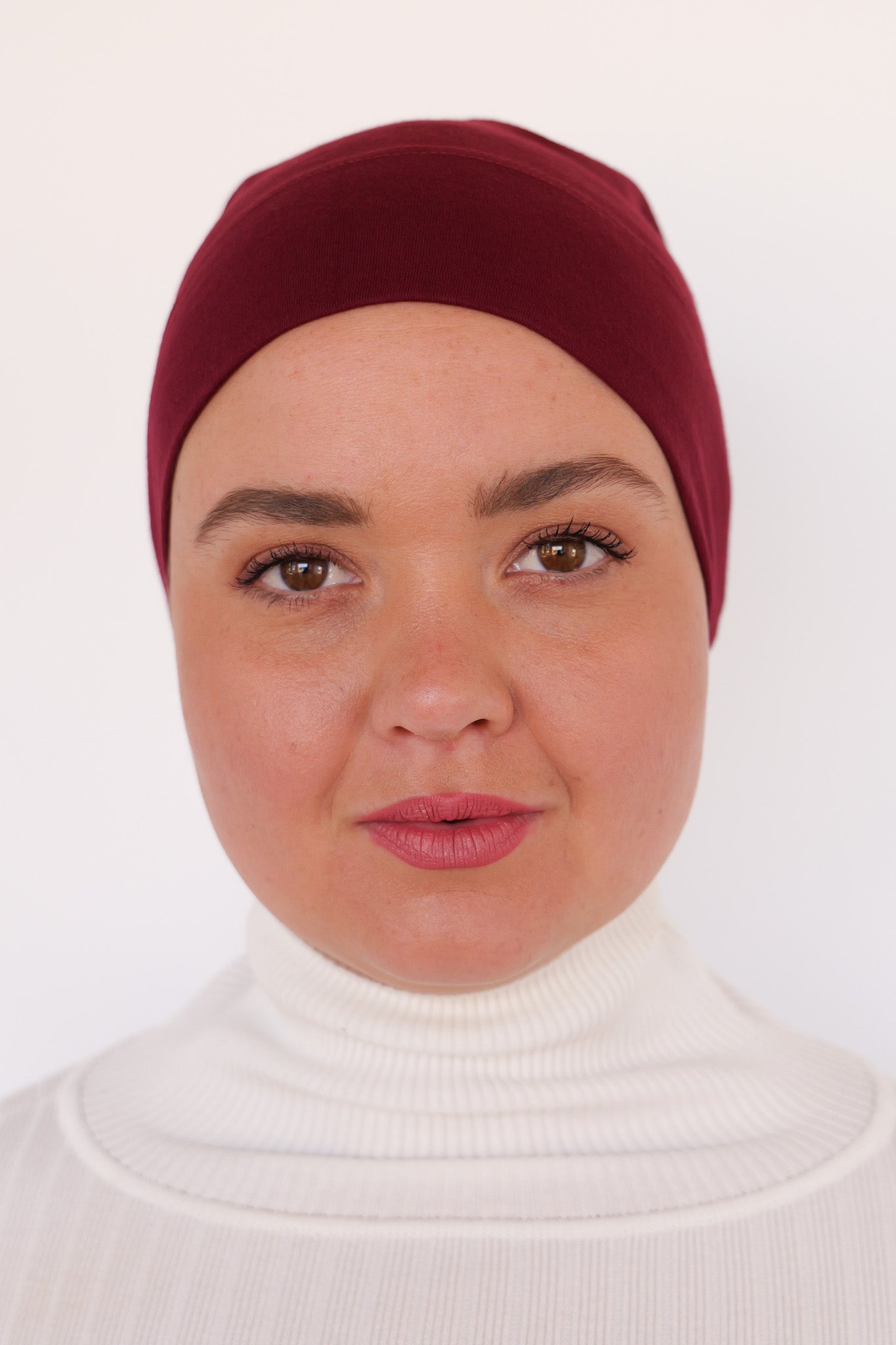 Cotton Undercap - Dark Maroon - Nasiba