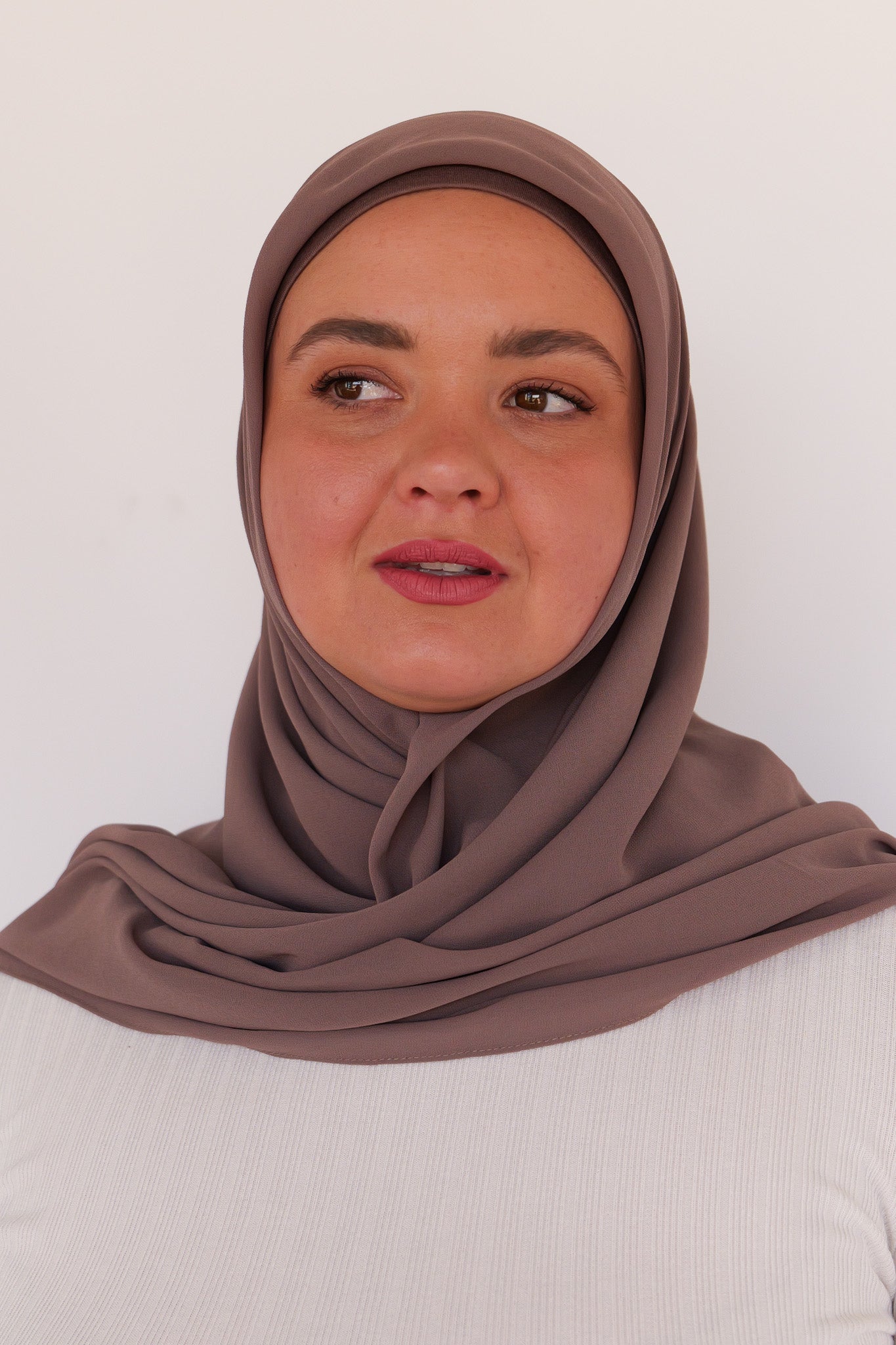 Premium Chiffon - Deep Taupe - Nasiba