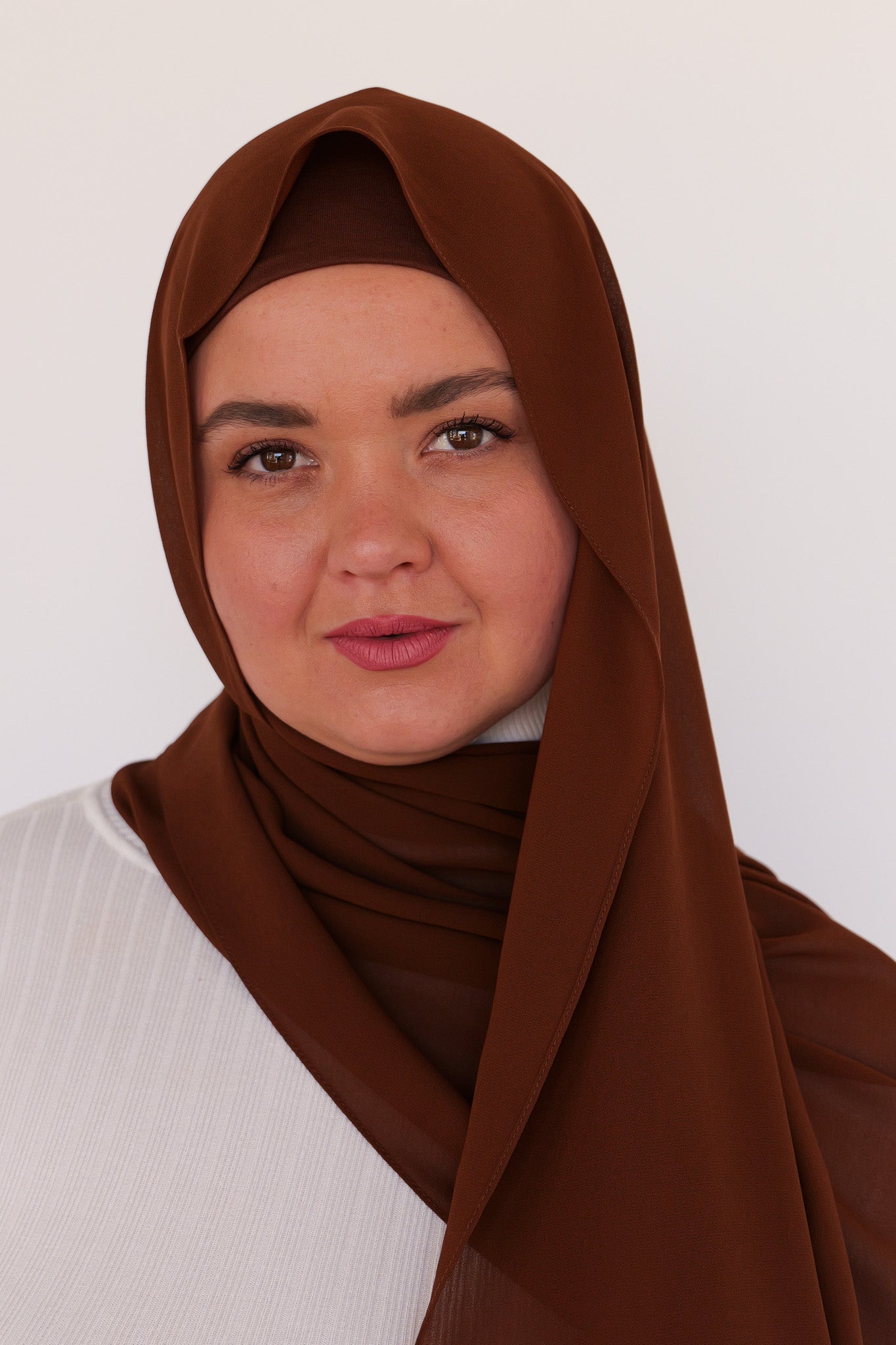 Premium Chiffon - Downtown Brown - Nasiba