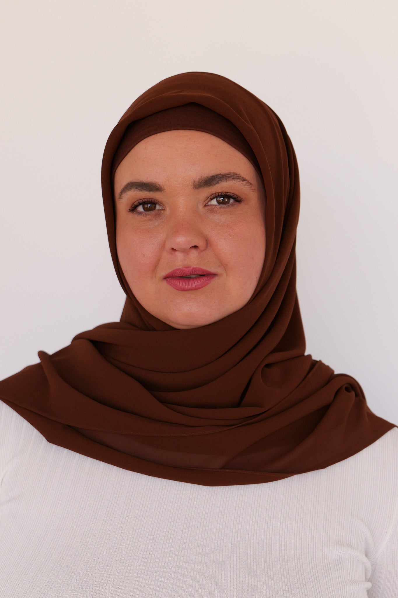 Premium Chiffon - Downtown Brown - Nasiba