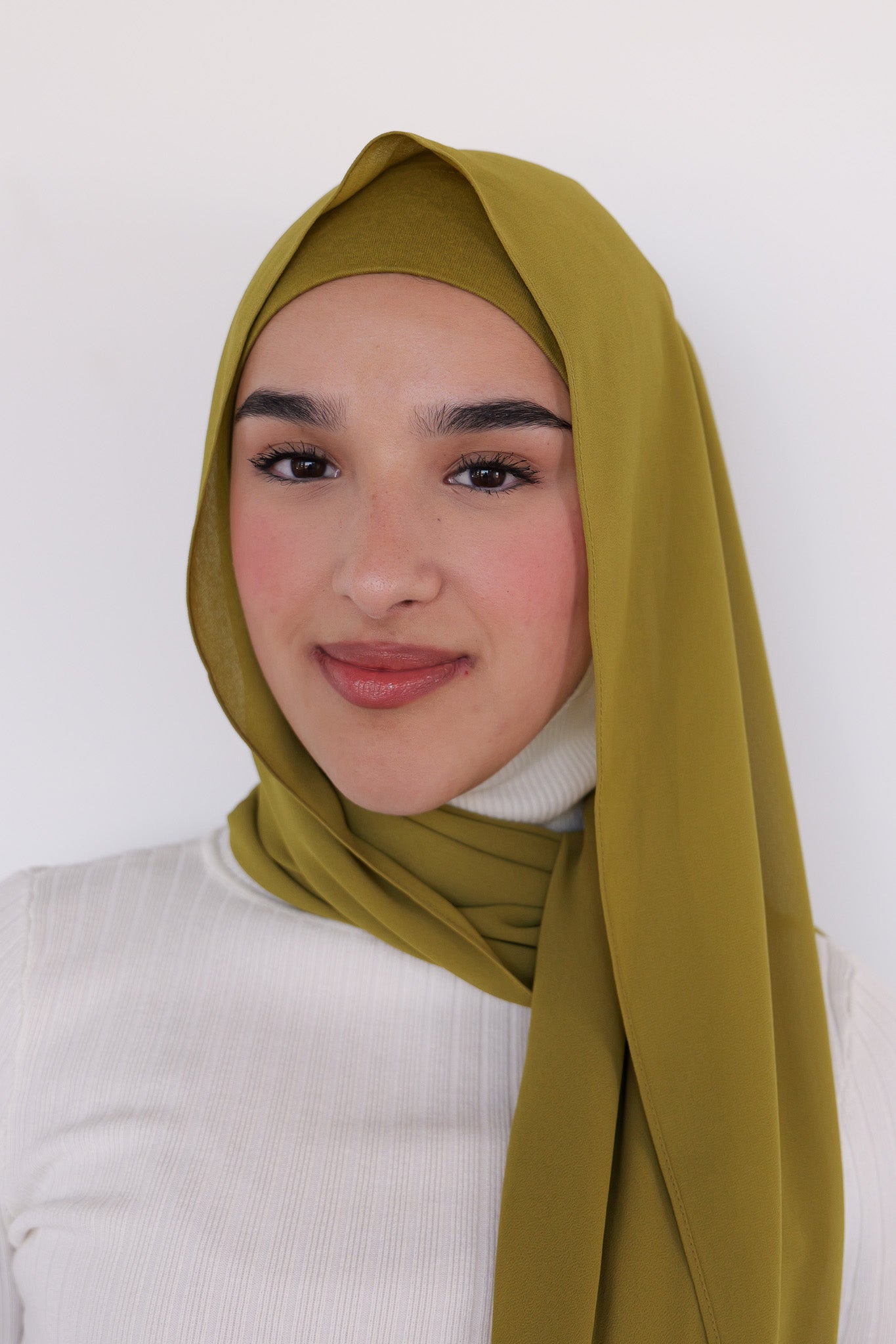 Premium Chiffon - Evergreen Sprig - Nasiba