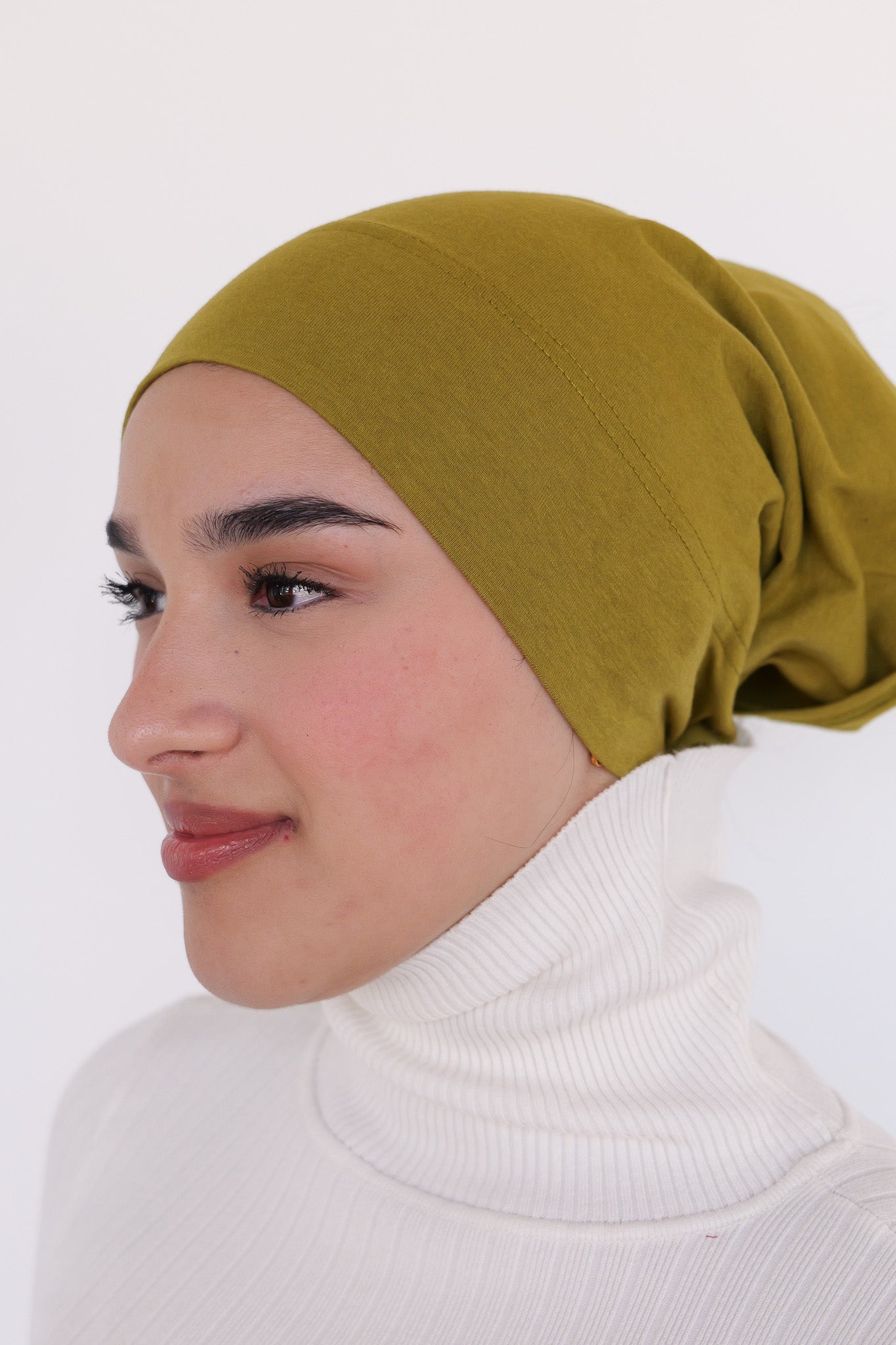 Cotton Undercap - Evergreen Sprig - Nasiba
