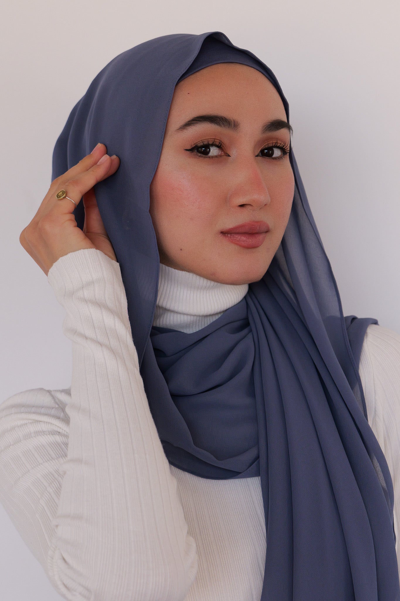 Premium Chiffon - Folkestone Gray - Nasiba
