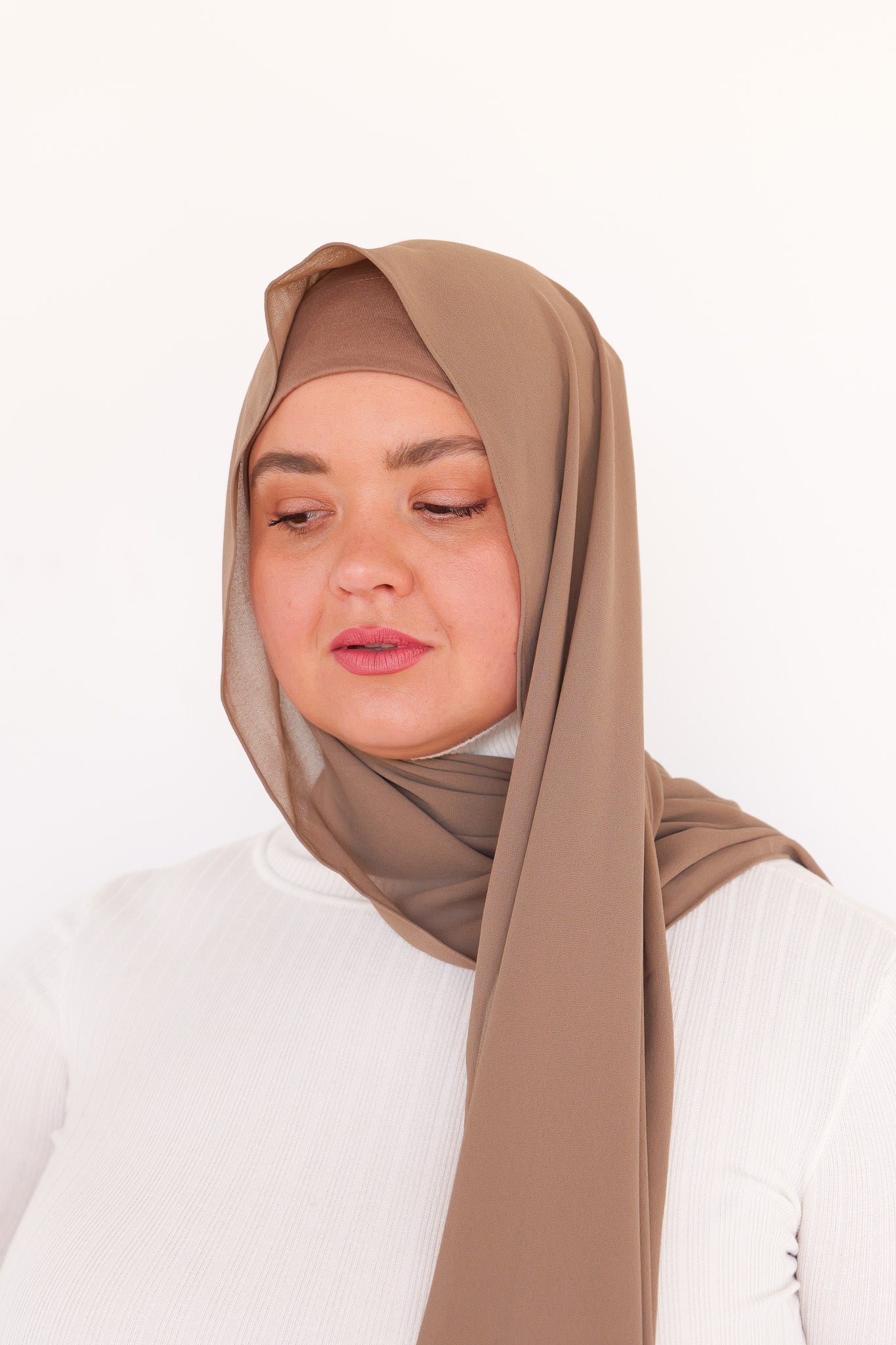 Premium Chiffon - Fossil - Nasiba