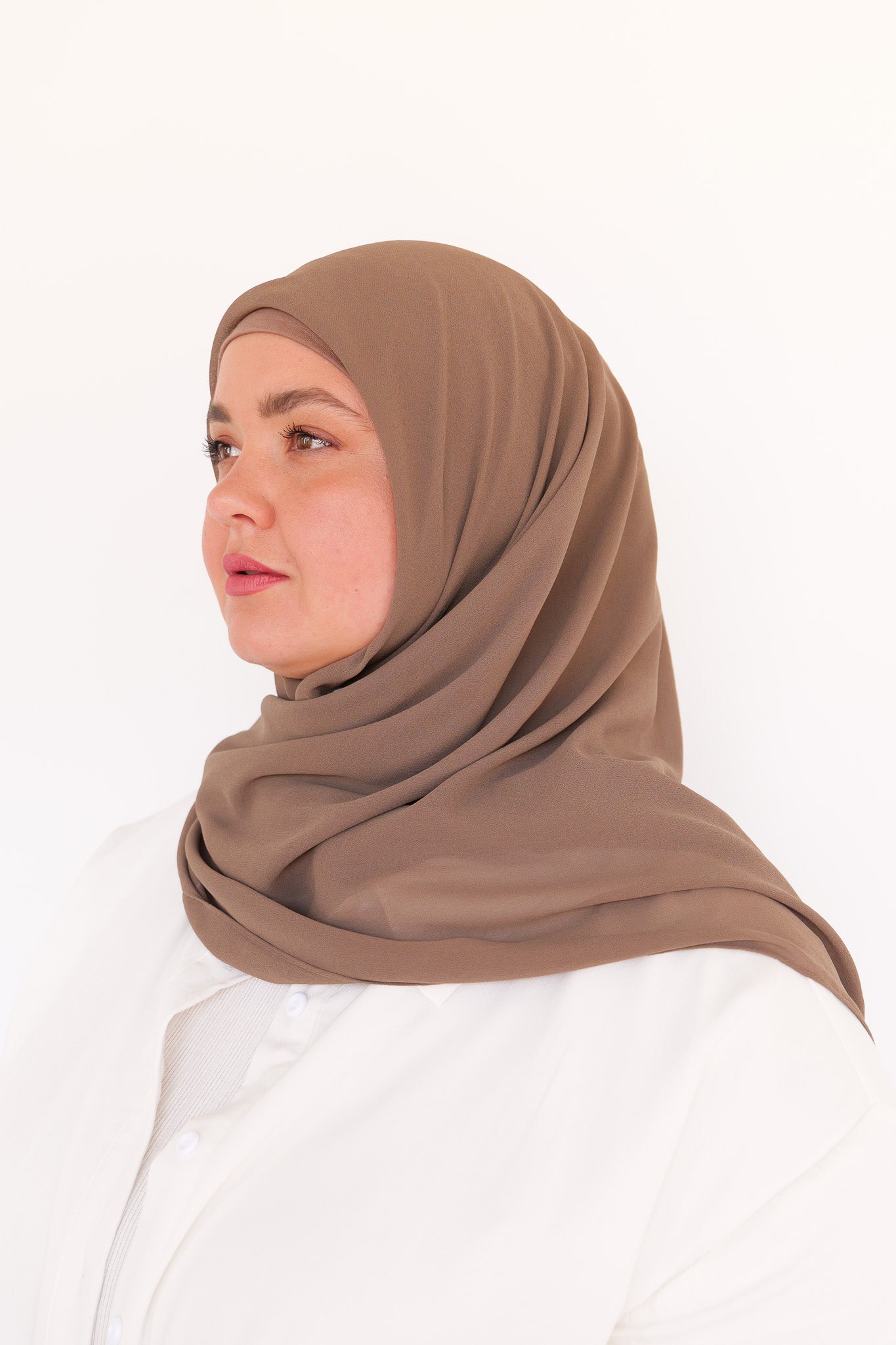 Premium Chiffon - Fossil - Nasiba