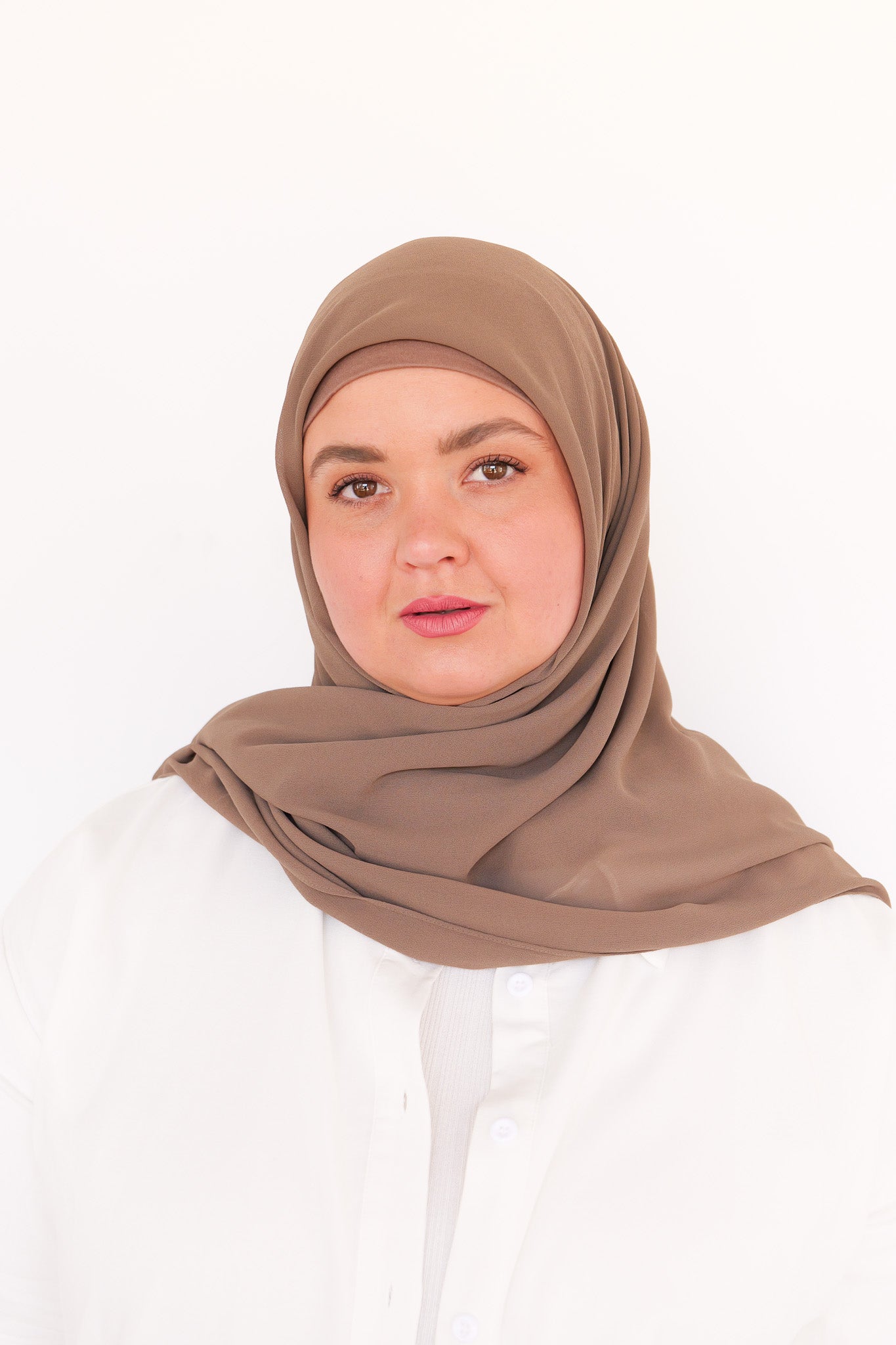 Premium Chiffon - Fossil - Nasiba