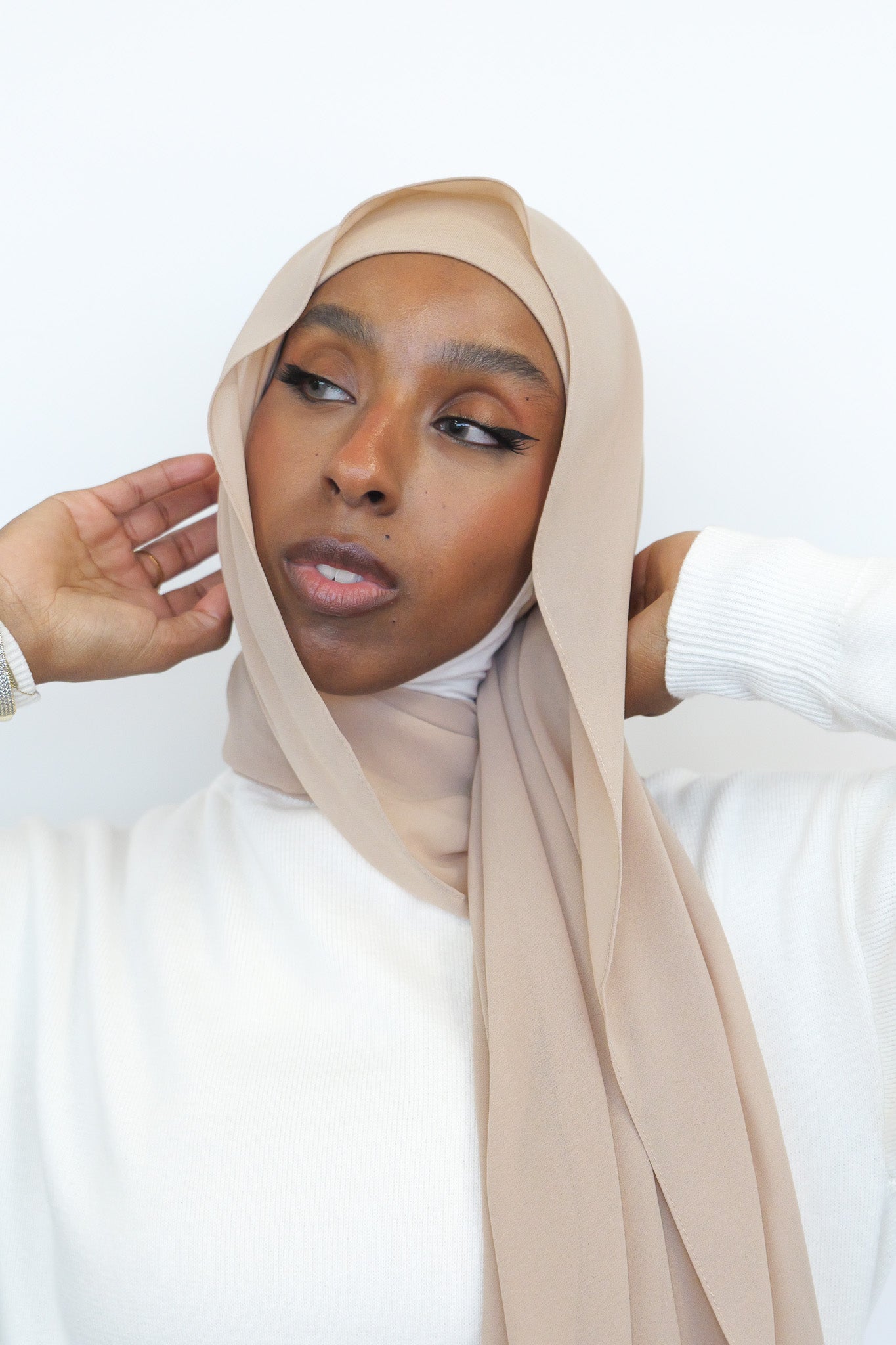 Premium Chiffon - Gilded Beige
