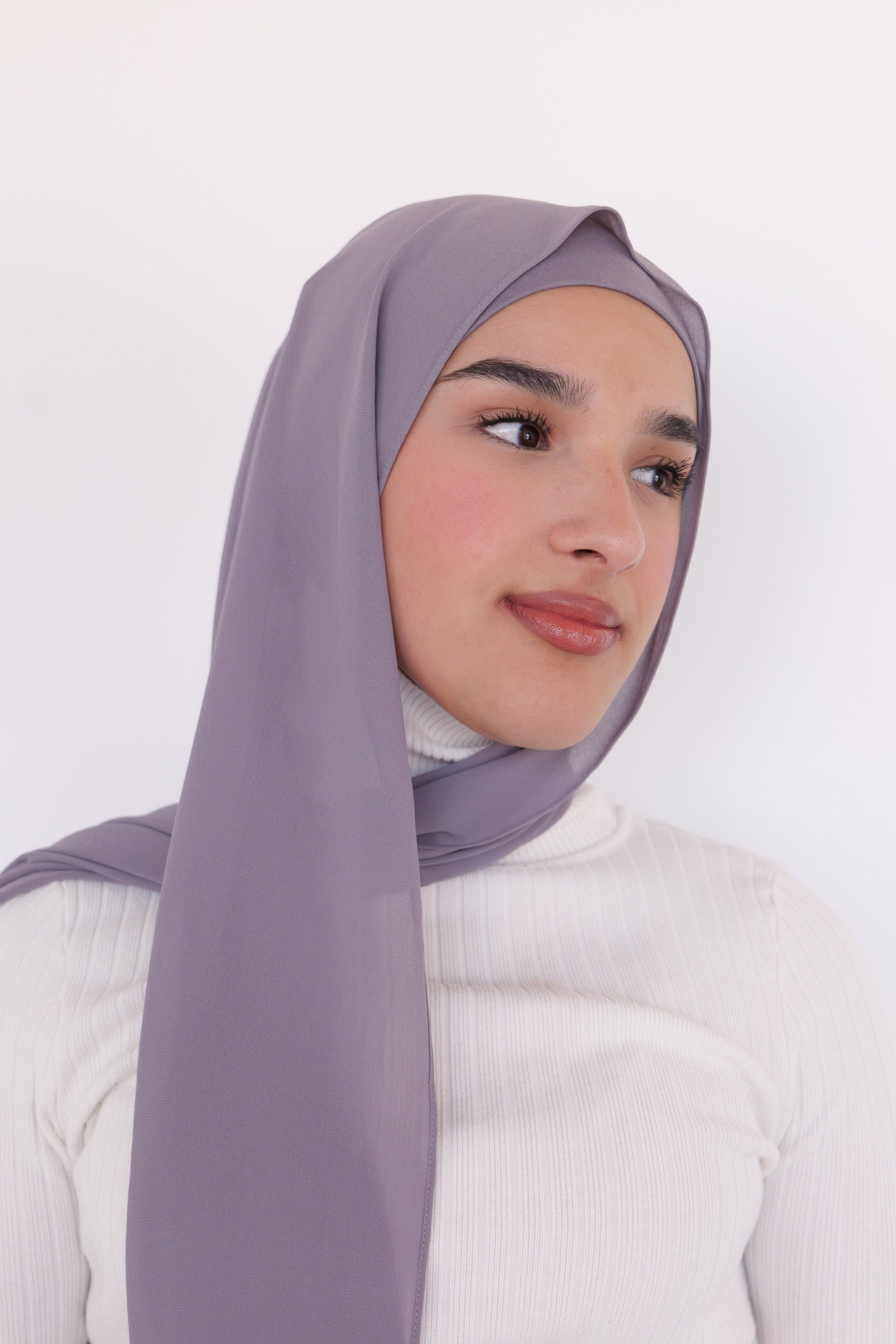 Premium Chiffon - Minimal Gray - Nasiba
