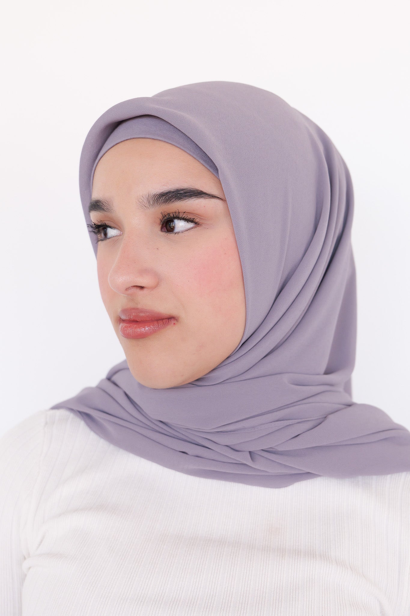 Premium Chiffon - Minimal Gray - Nasiba