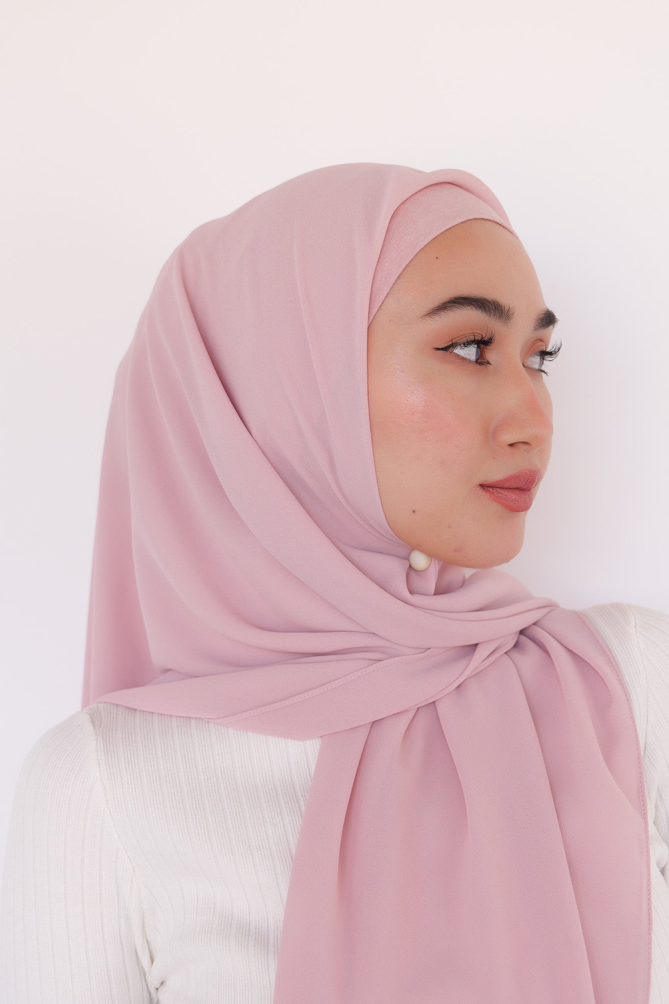 Premium Chiffon - Pale Mauve - Nasiba
