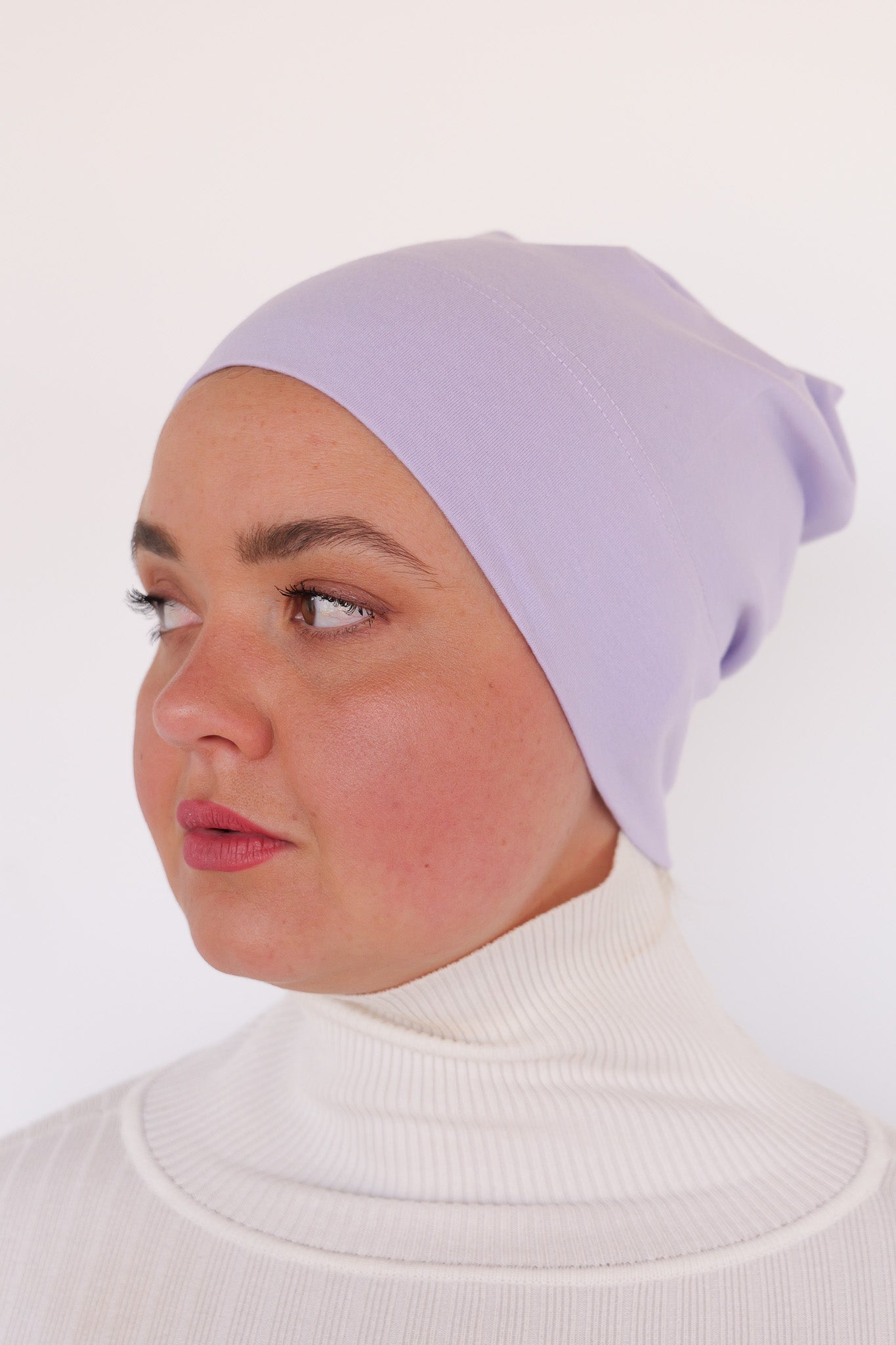 Cotton Undercap - Pastel Lilac - Nasiba