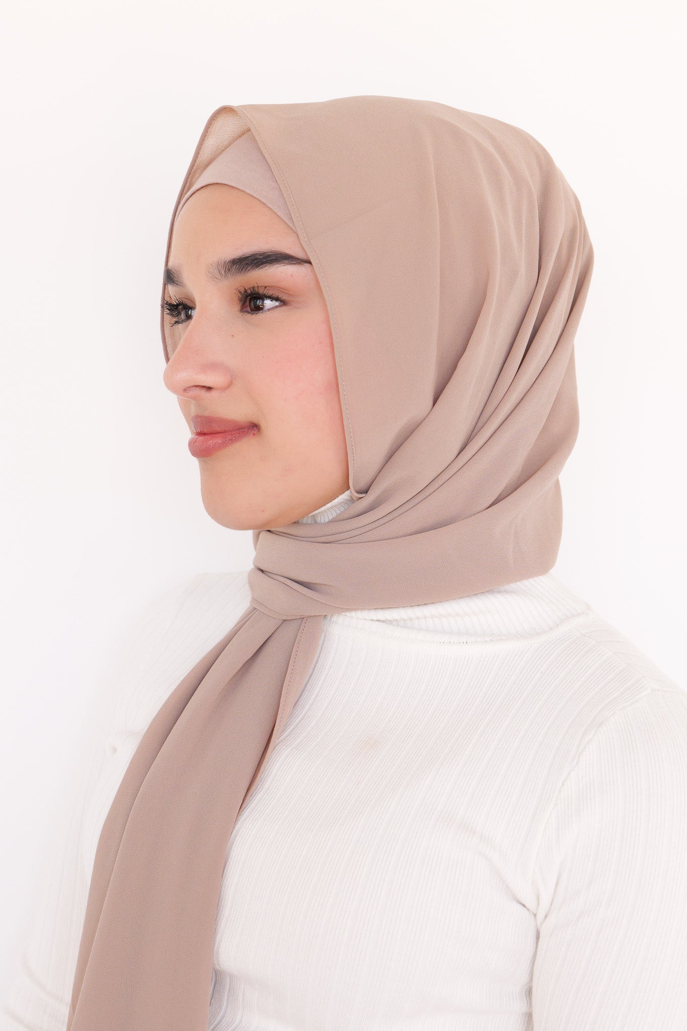 Premium Chiffon - Rose beige - Nasiba