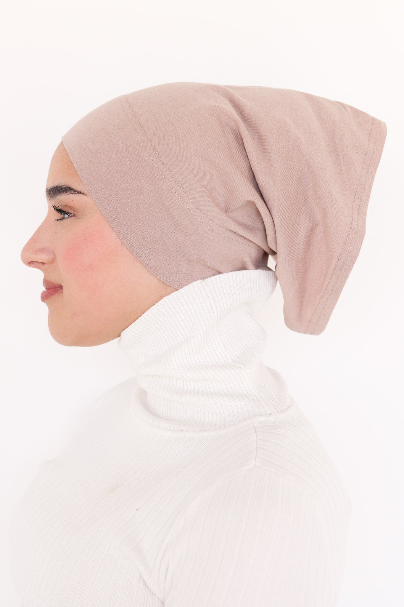 Cotton Undercap - Rose Beige - Nasiba