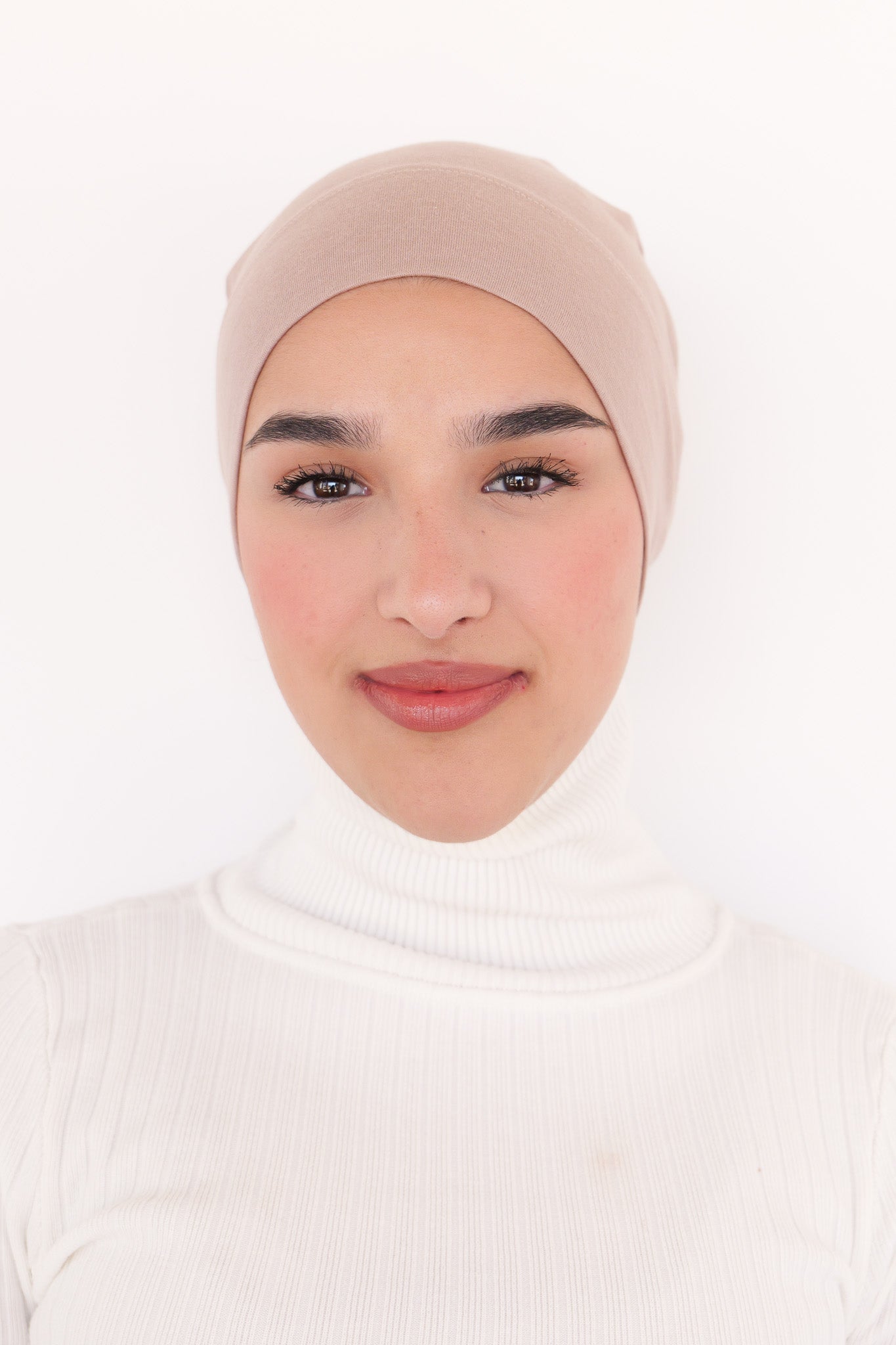 Cotton Undercap - Rose Beige - Nasiba