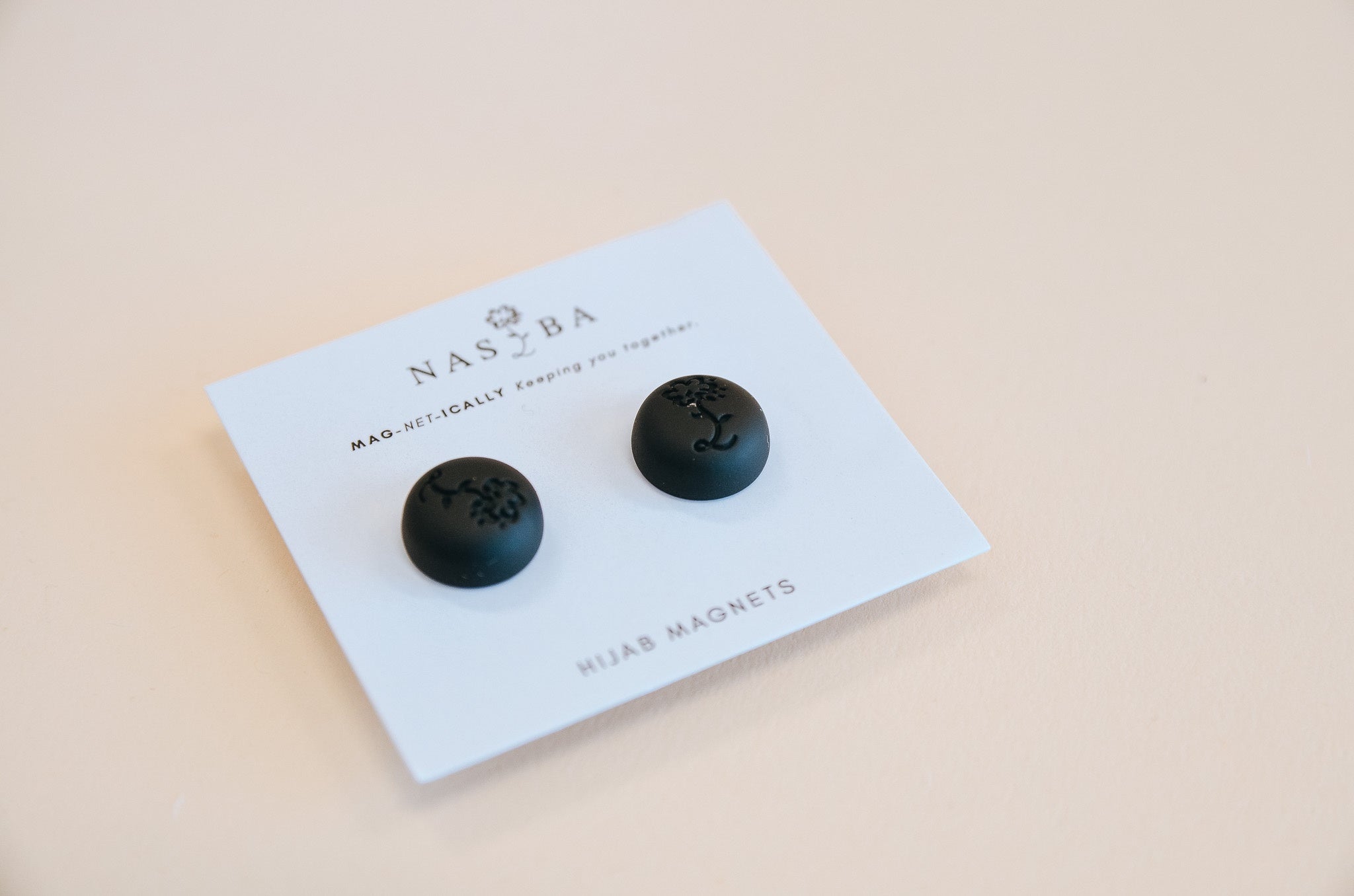 Hijab Magnets - Black - Nasiba