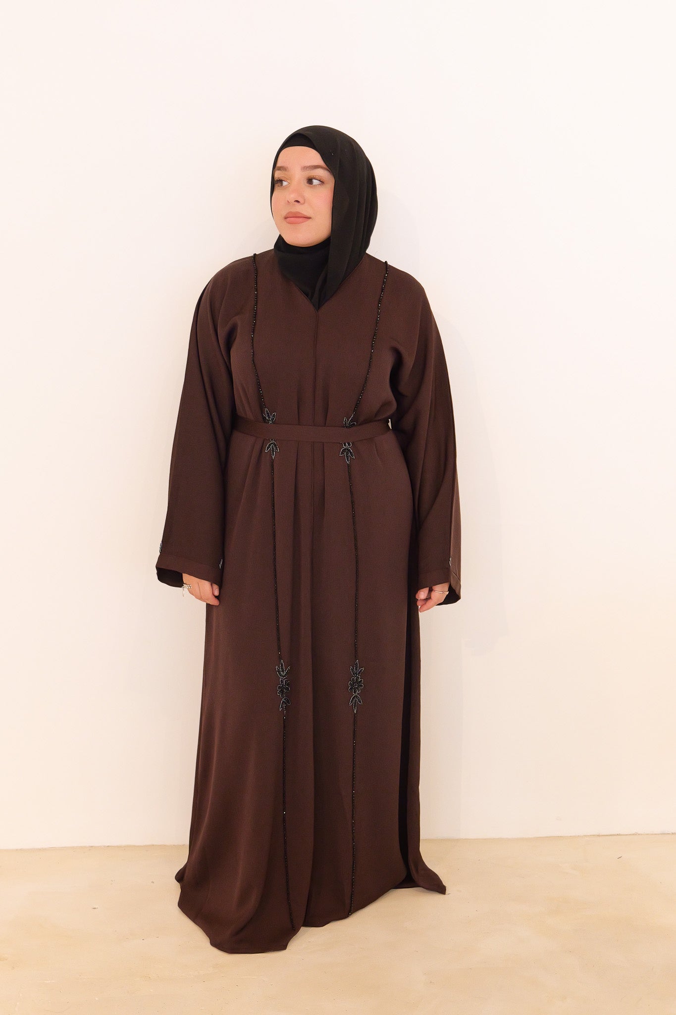 Nadia Abayah - Brown - Nasiba